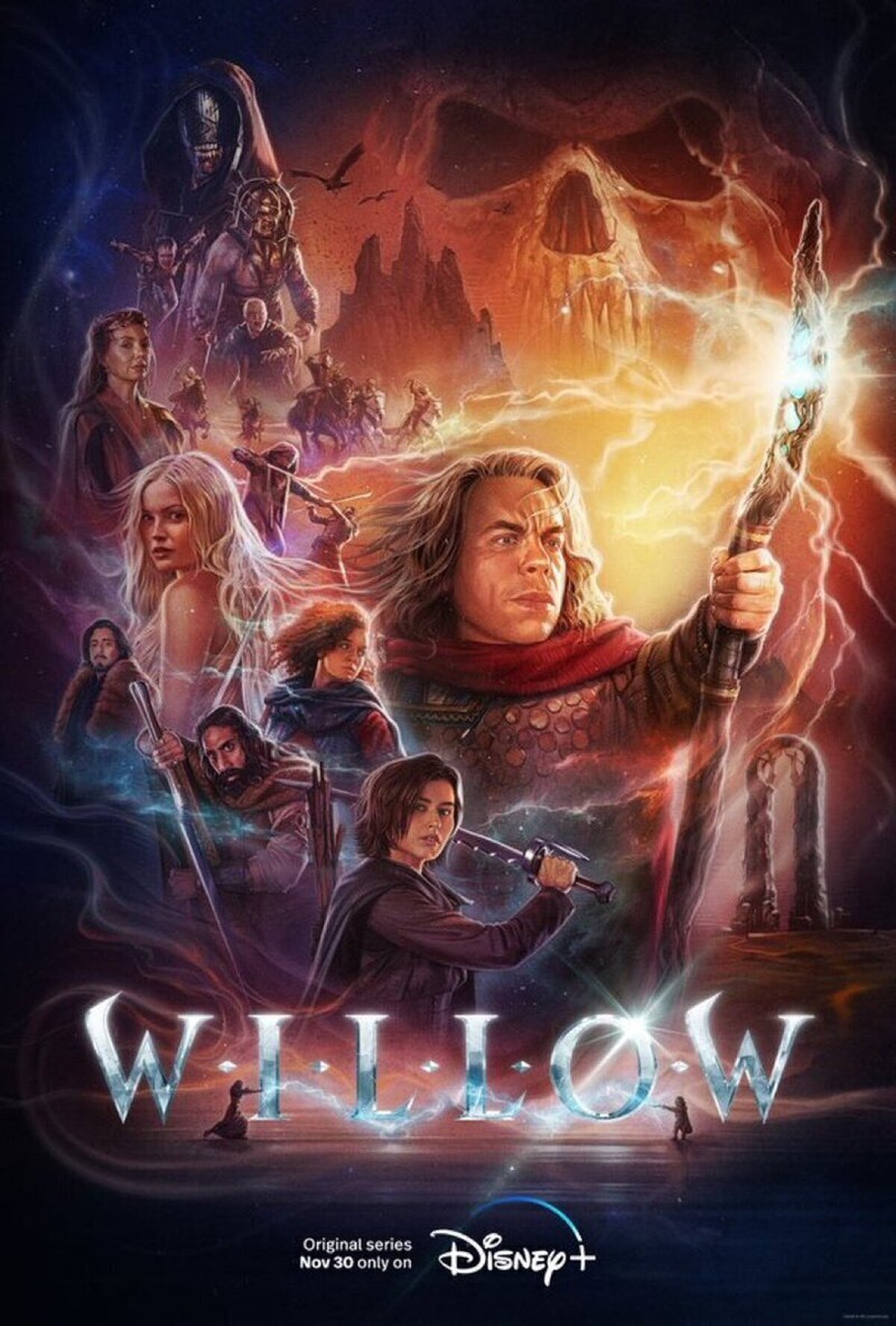 El póster final oficial ? de la serie #Willow para #DisneyPlus