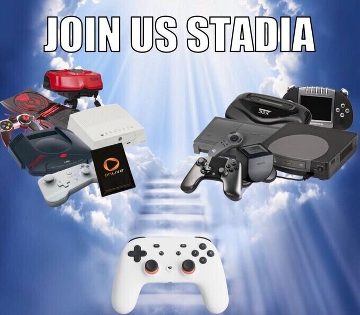 Stadia ha subido al cielo de las consolas