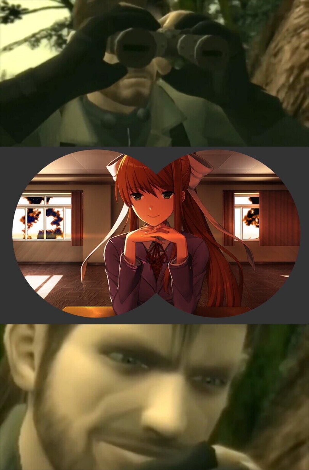 Snake finalmente conoce a su waifu