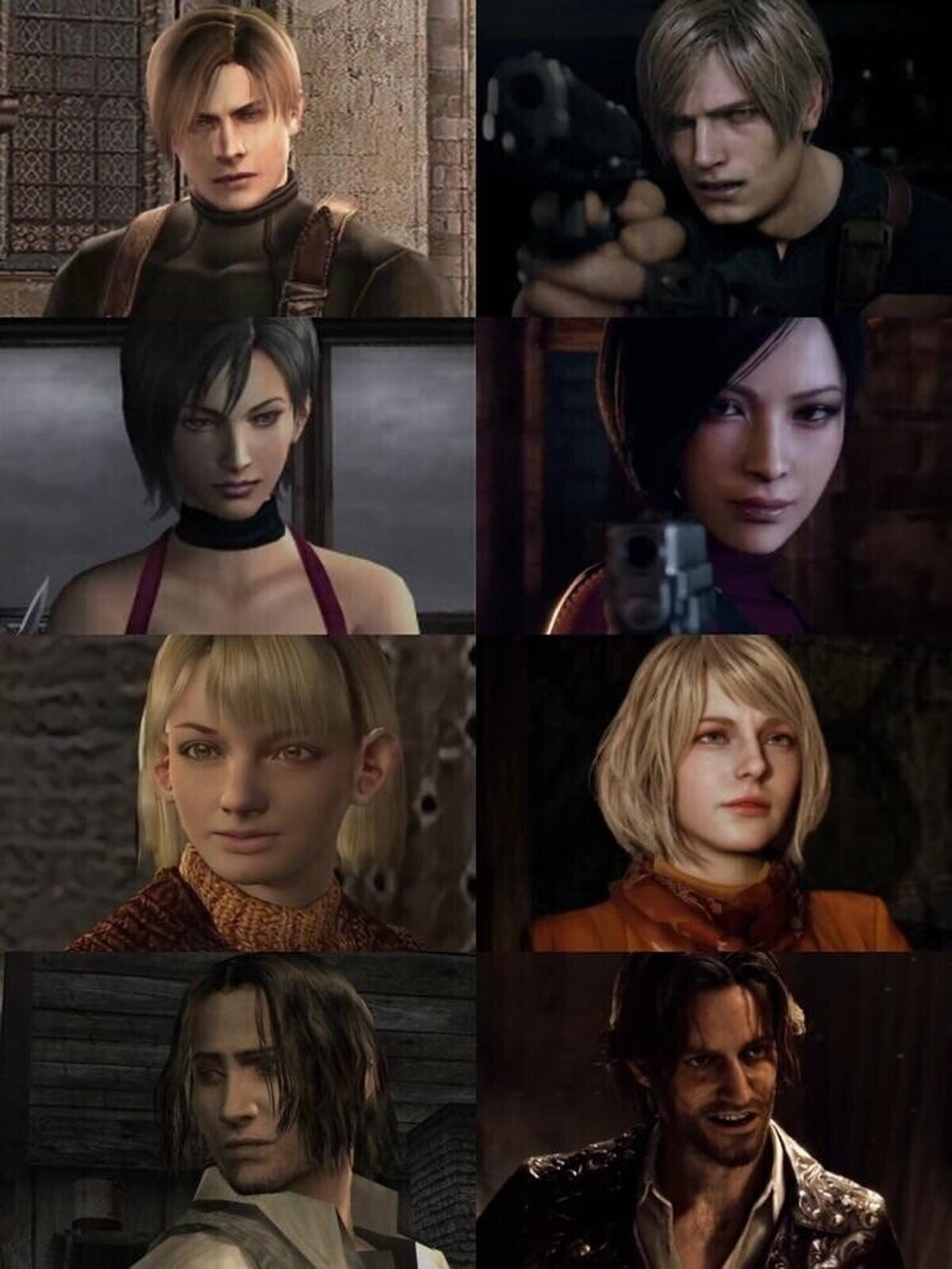 Resident Evil 4 Original (2005) & Remake (2023)
