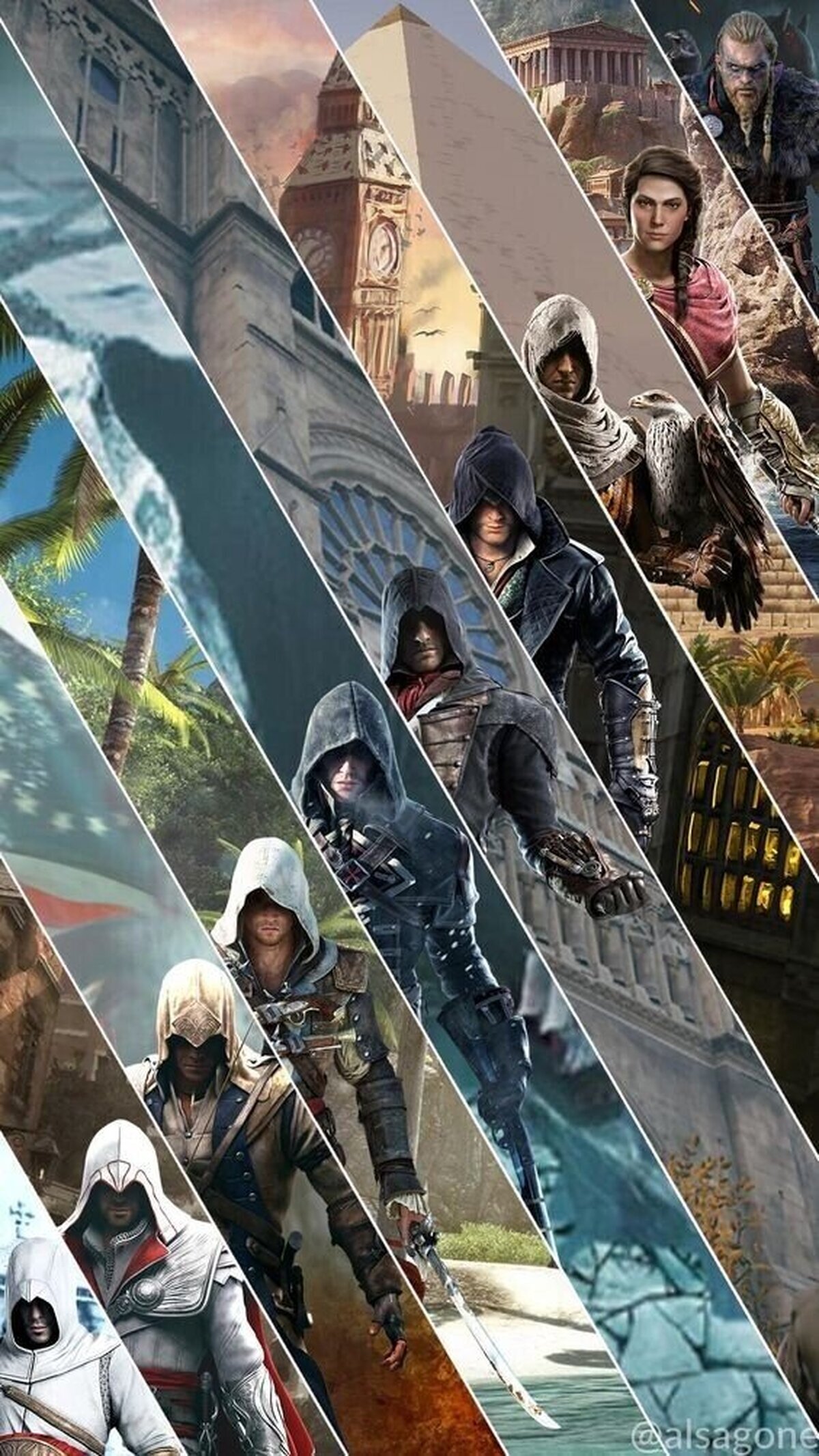 Demasiados #AssassinsCreed solo te puedes quedar con uno
