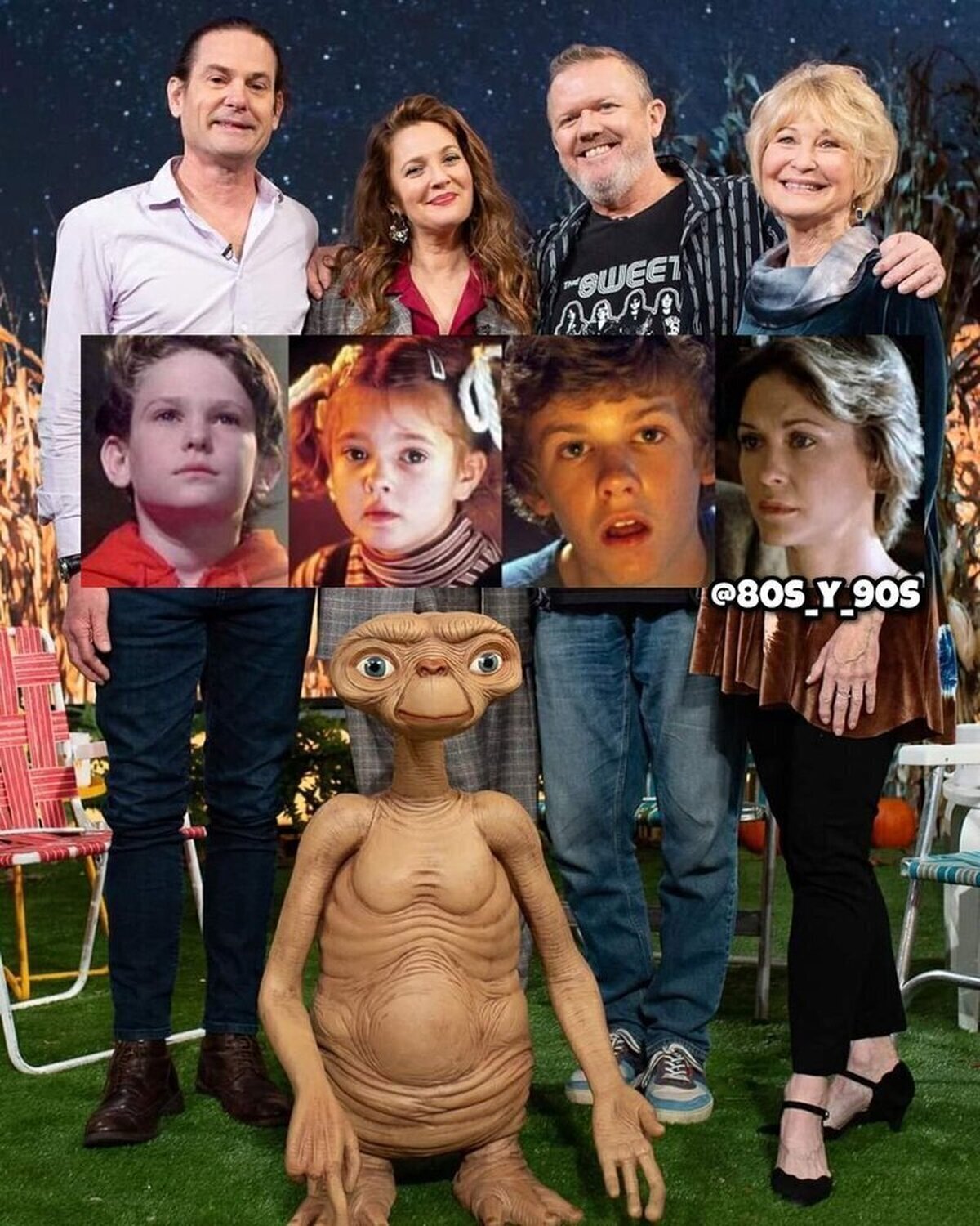 El elenco de "E.T. El Extraterrestre" se reunió en el programa de Drew Barrymore para celebrar el 40 aniversario de la película 