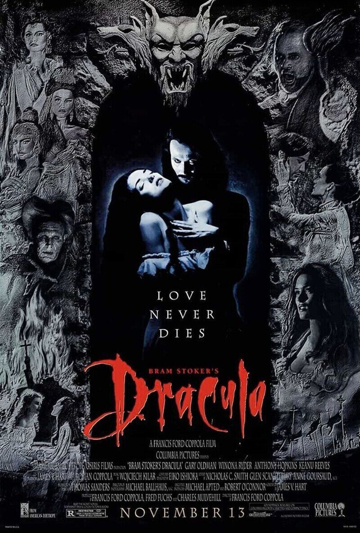 La mejor película de vampiros de la historia. "Drácula de Bram Stoker".  