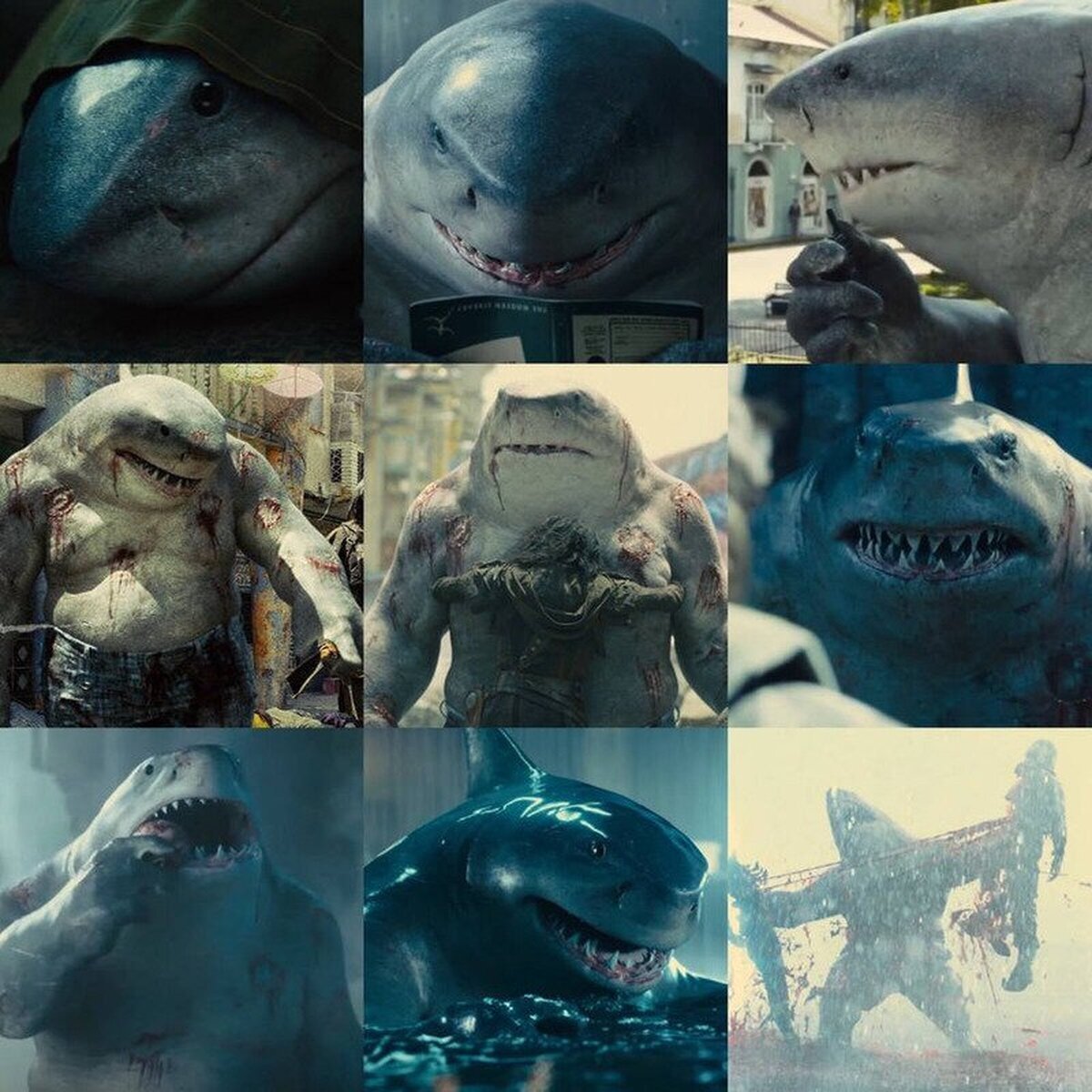 Que absoluta barbaridad el CGI de King Shark, el nivel técnico es un prodigio del género redondísimo
