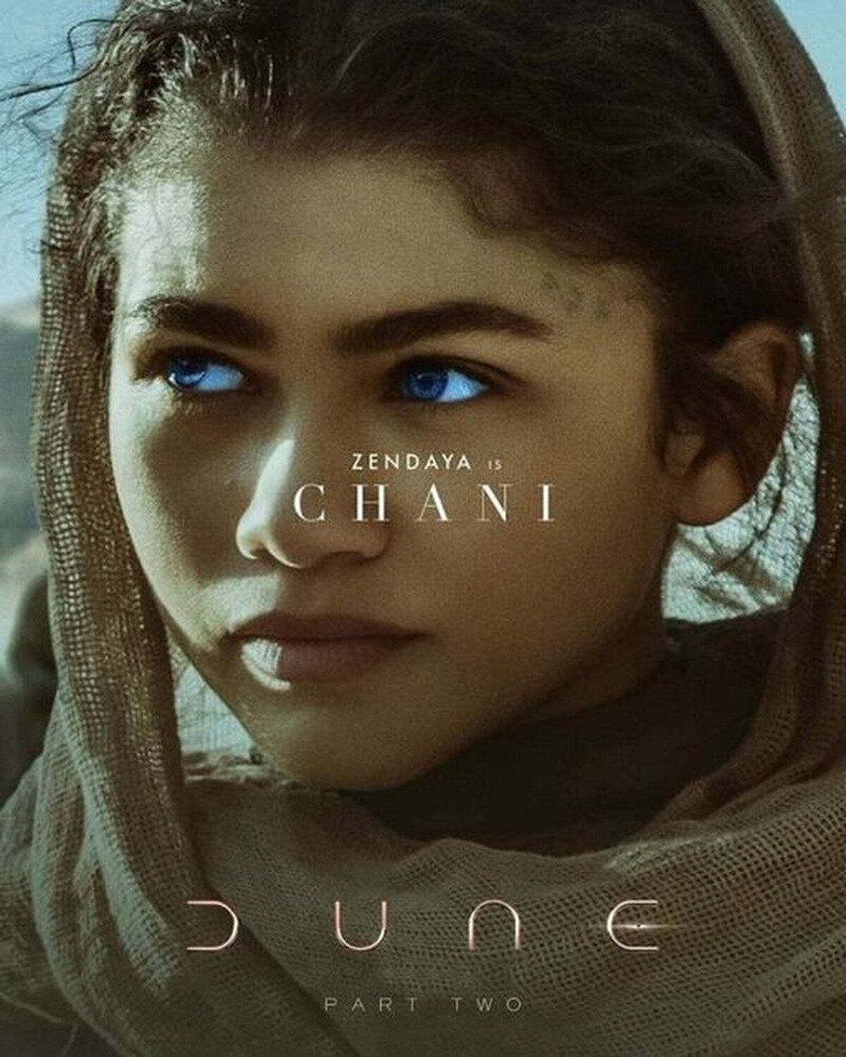 Zendaya es Chani en #Dune Parte 2. Disponible en octubre de 2023