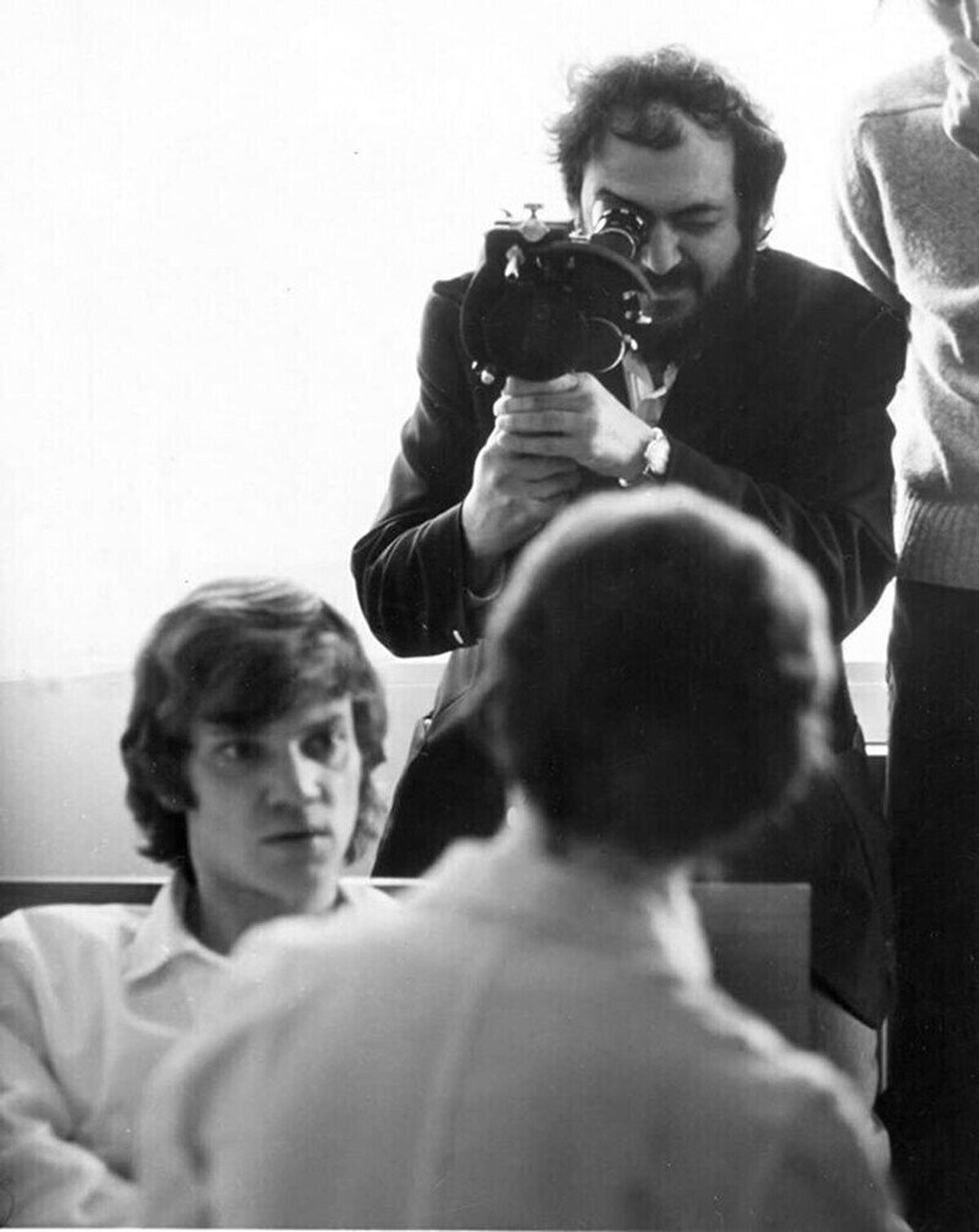 El maestro Kubrick en acción 