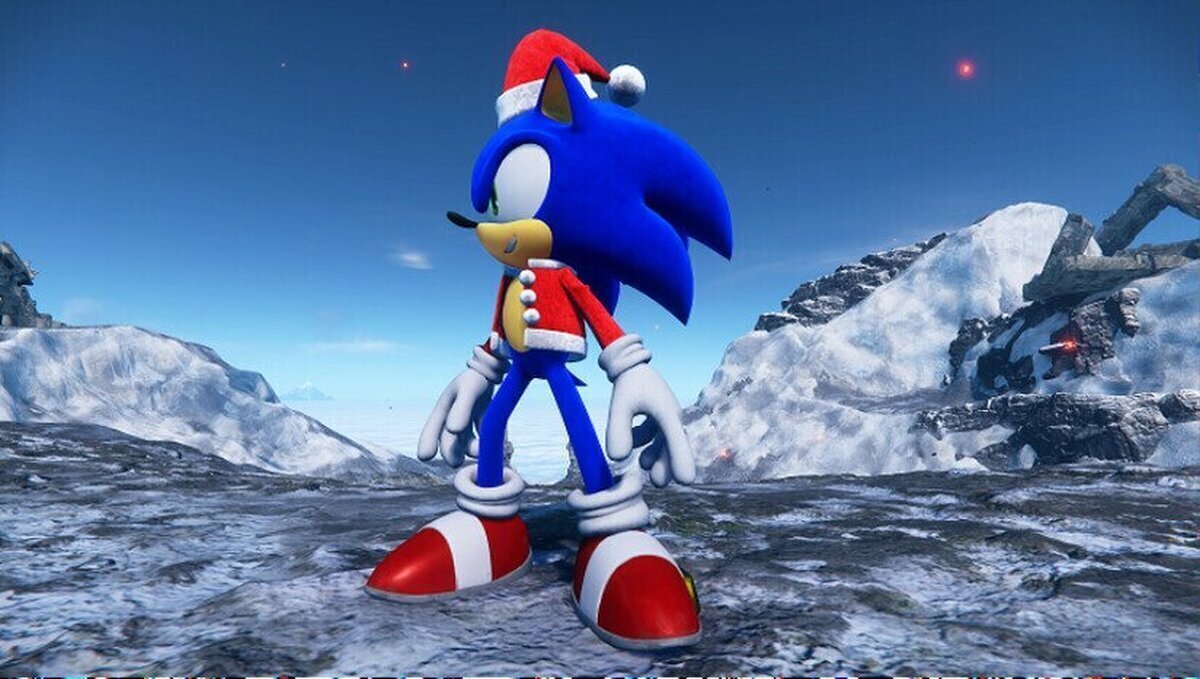 Sonic Frontiers muestra su hoja de ruta y un atuendo navideño para el erizo azul