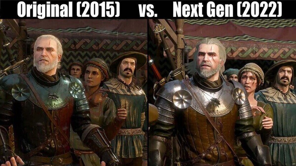 The Witcher 3 Graphic Comparison 2015 - 2022