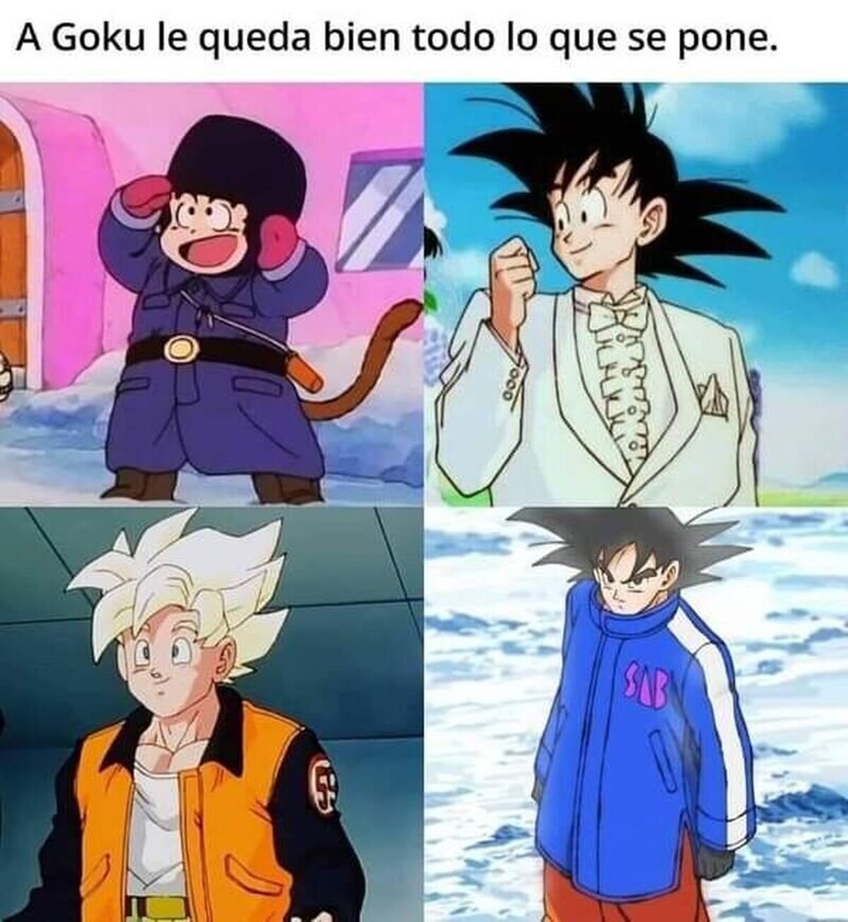 Le queda bien todo