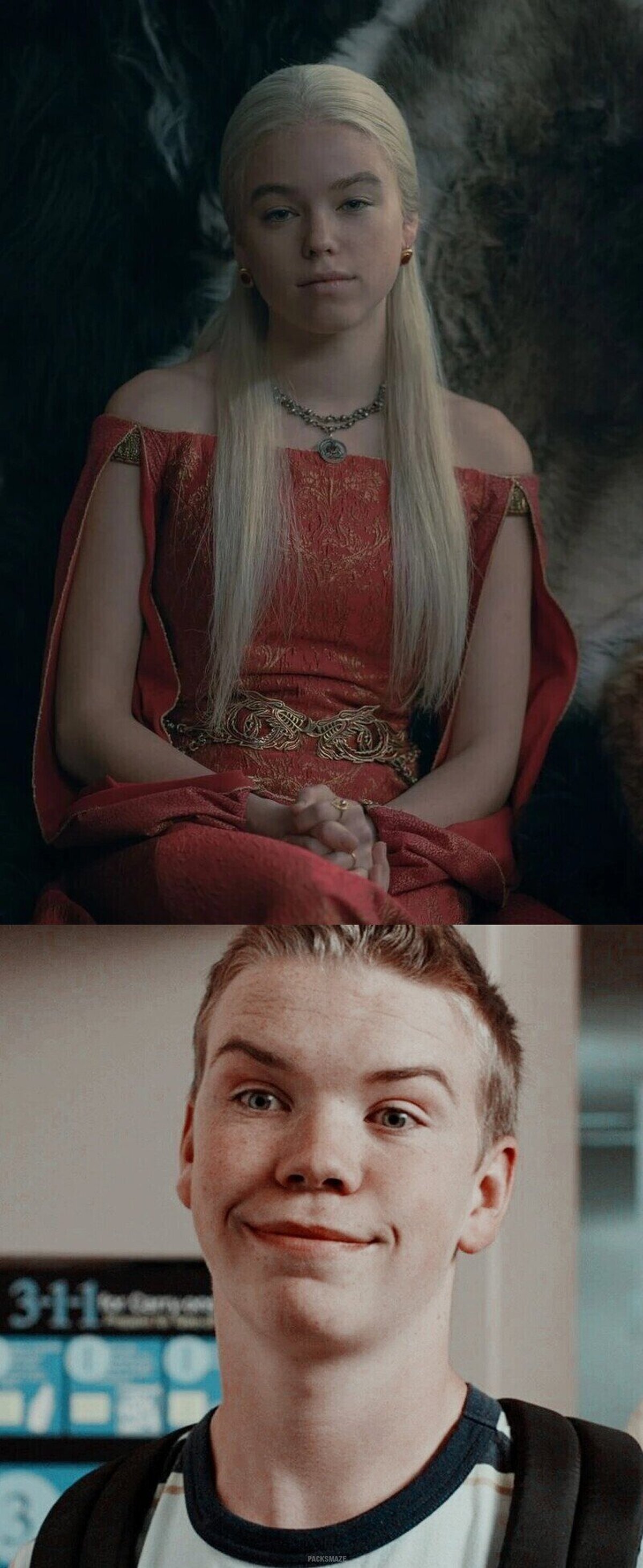 Desde el momento en que me dijeron que Rhaenyra es Will Poulter con peluca ya nada es igual.  