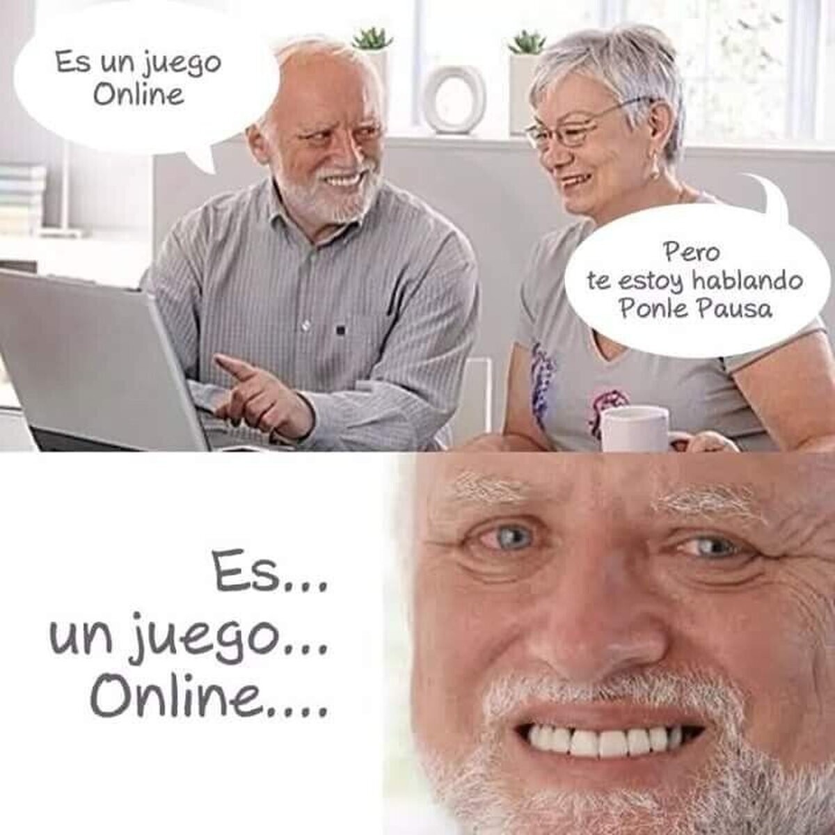 Cuando juegas online y viene alguien diciéndote que le des a pausa
