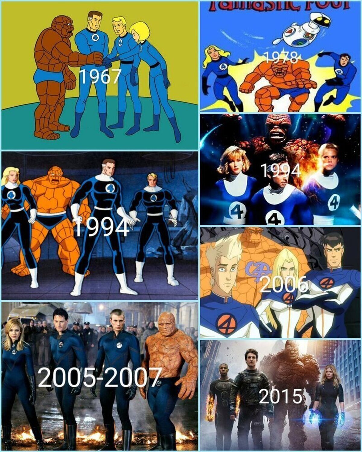 Los 4 fantásticos es mi cómic preferido de siempre. Una pena que las "movies" no acompañaran...  
