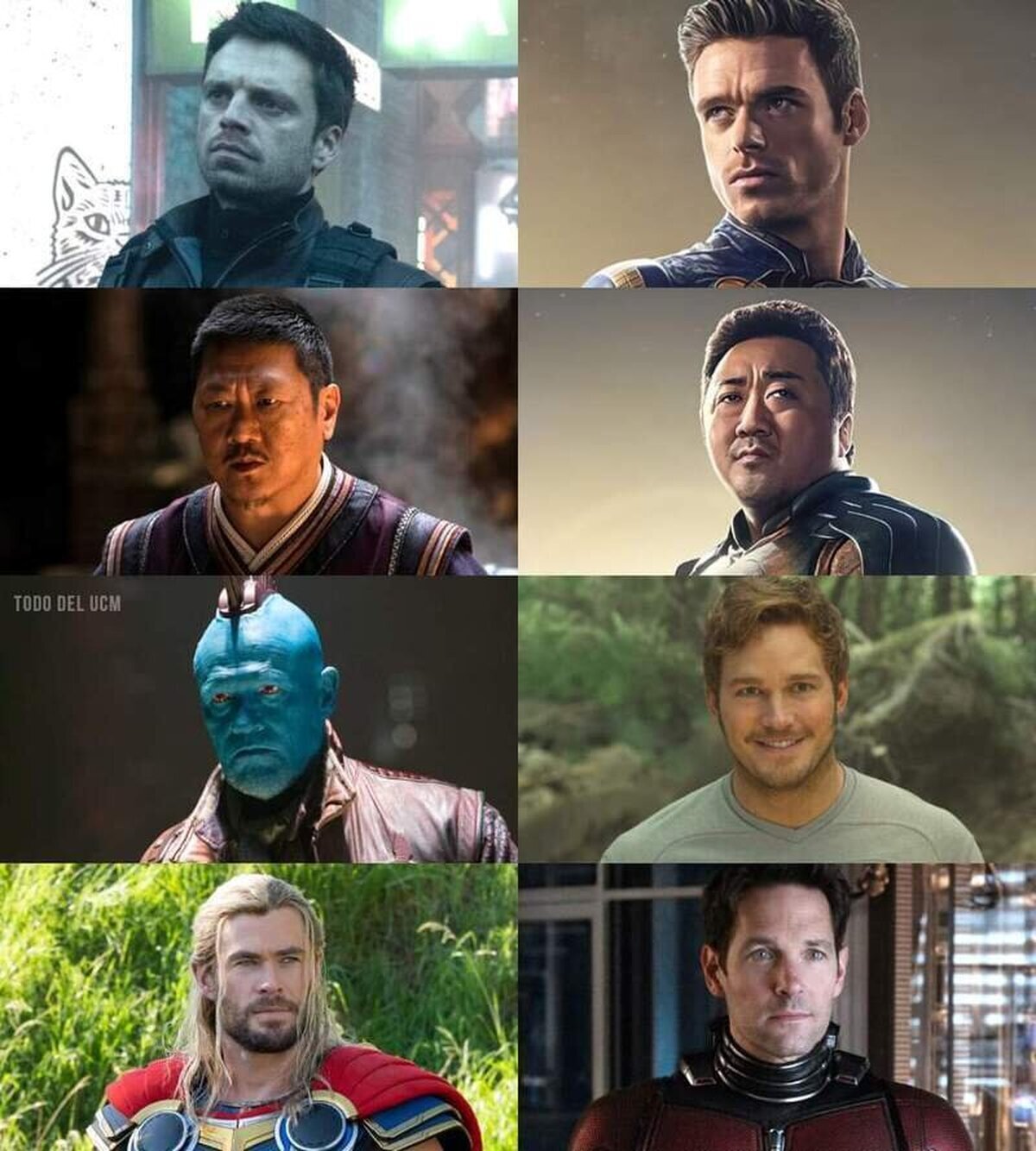 Personajes idénticos del MCU