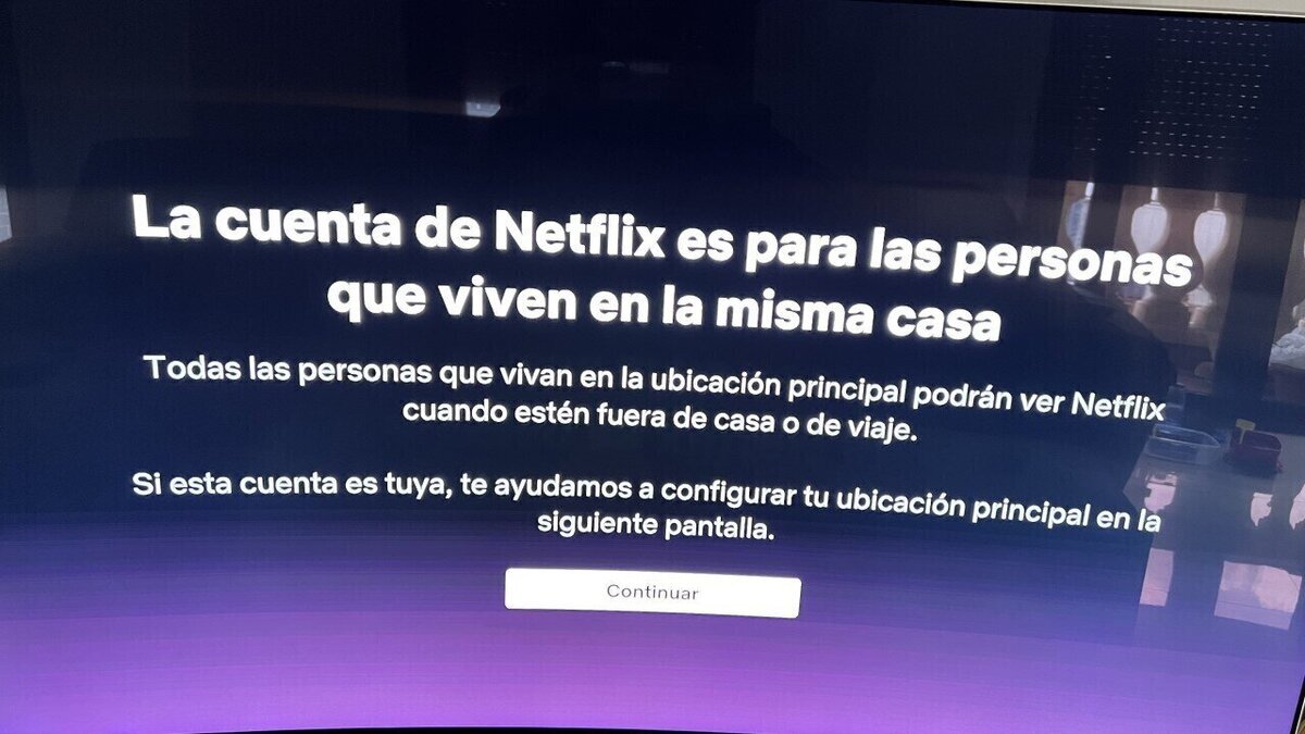 GALERÍA: Este es el mensaje que te muestra Netflix cuando te cierra el grifo de compartir cuenta