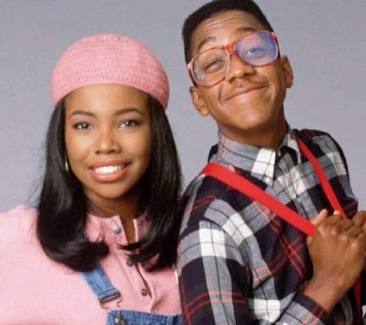 Steve Urkel y Laura Winslow