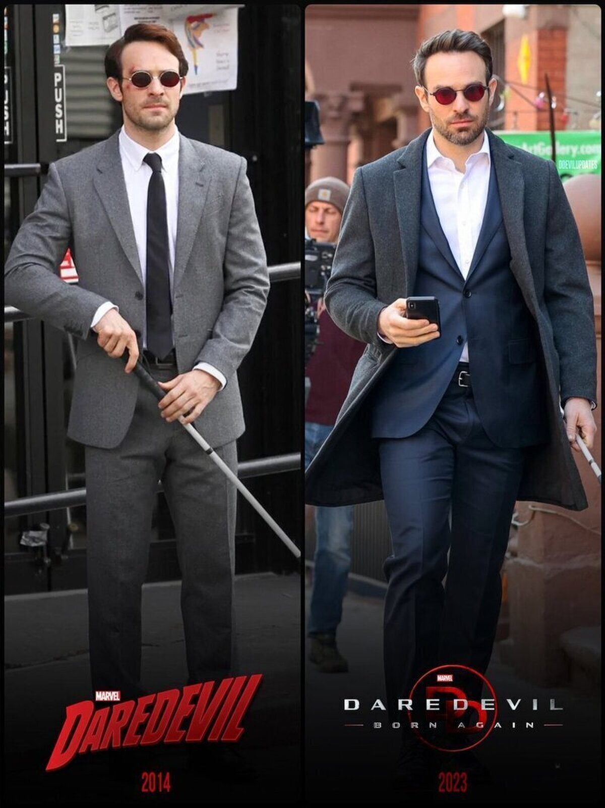 Las pintas de Matt Murdock en la Daredevil de Disney+ 