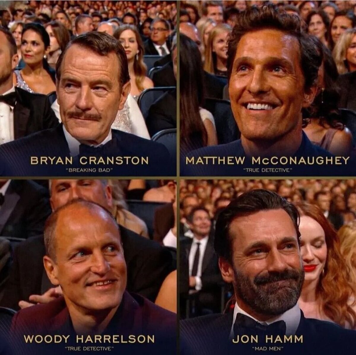 Los nominados a los Emmy 2014 al mejor actor en una serie de Drama eran perfectos, vaya 4 titanes de la interpretación