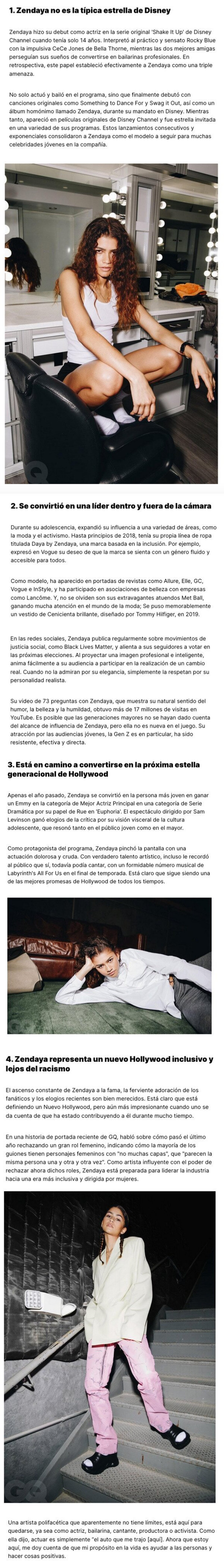 GALERÍA: 4 razones que confirman que si Zendaya no existiera, la Generación Z la hubiera inventado