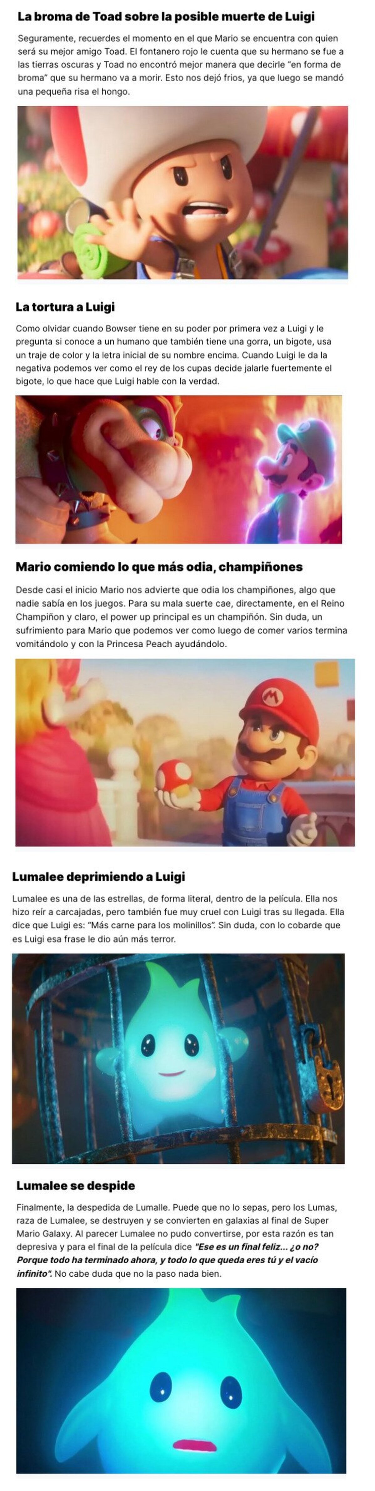 GALERÍA: 5 bromas muy crueles que se colaron en la película de Mario