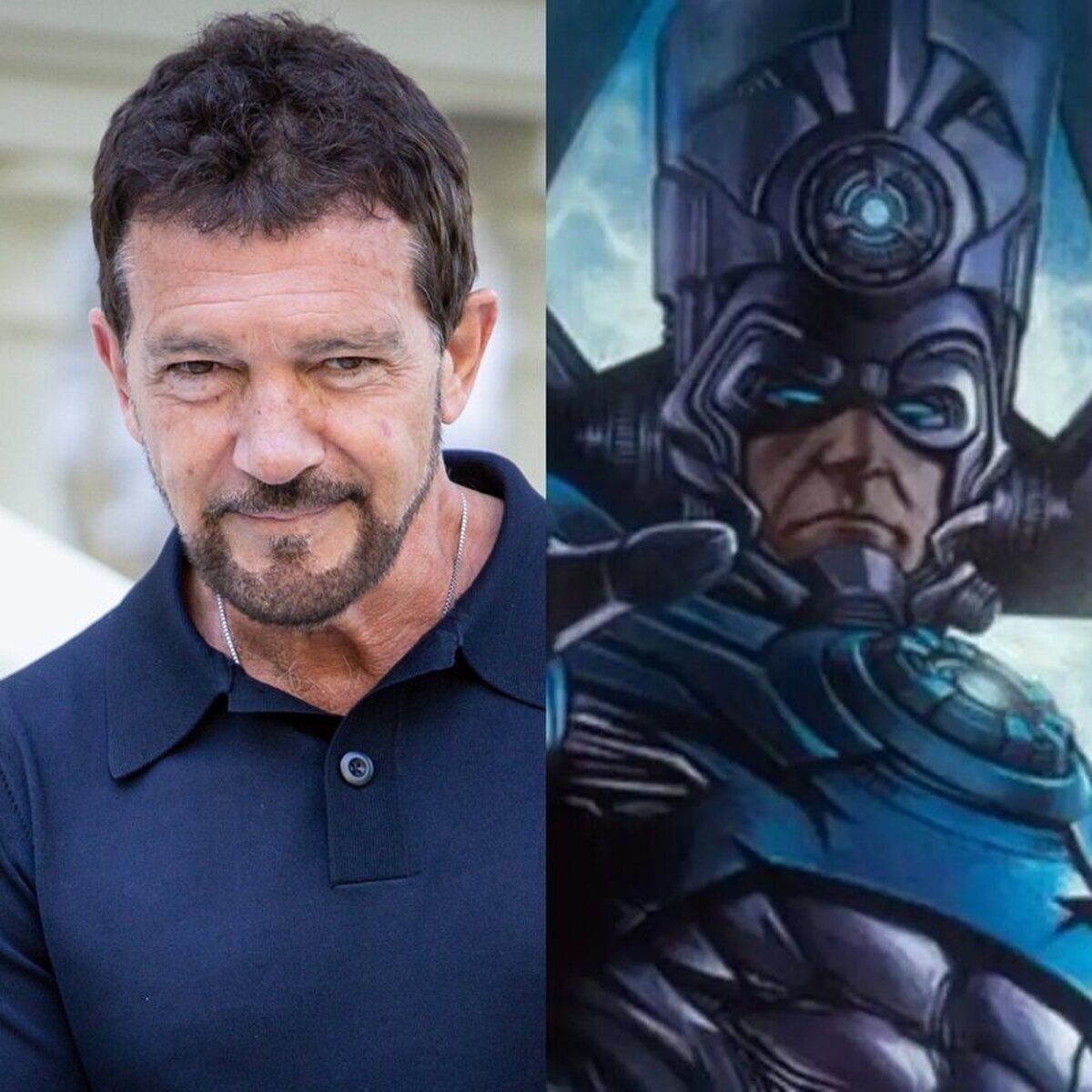 RUMORACO. Cada vez suena con más fuerza que Antonio Banderas está negociando para ser Galactus. Lo veo muy loco pero oye, estoy dentrísimo jaja.  