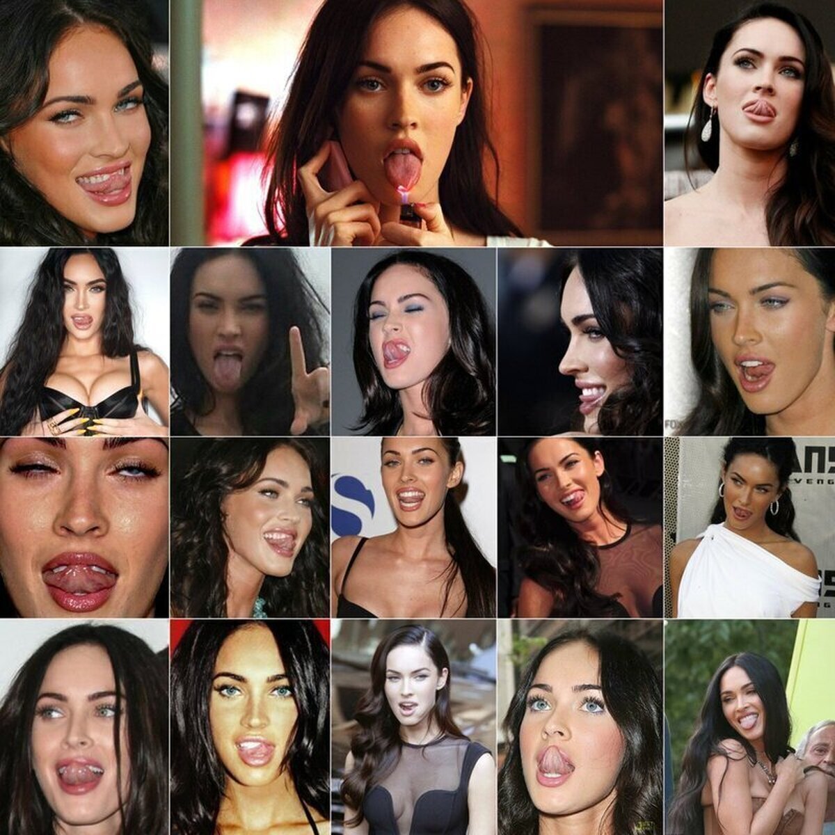 Megan Fox y su lengua cumplen 37. Felicidades