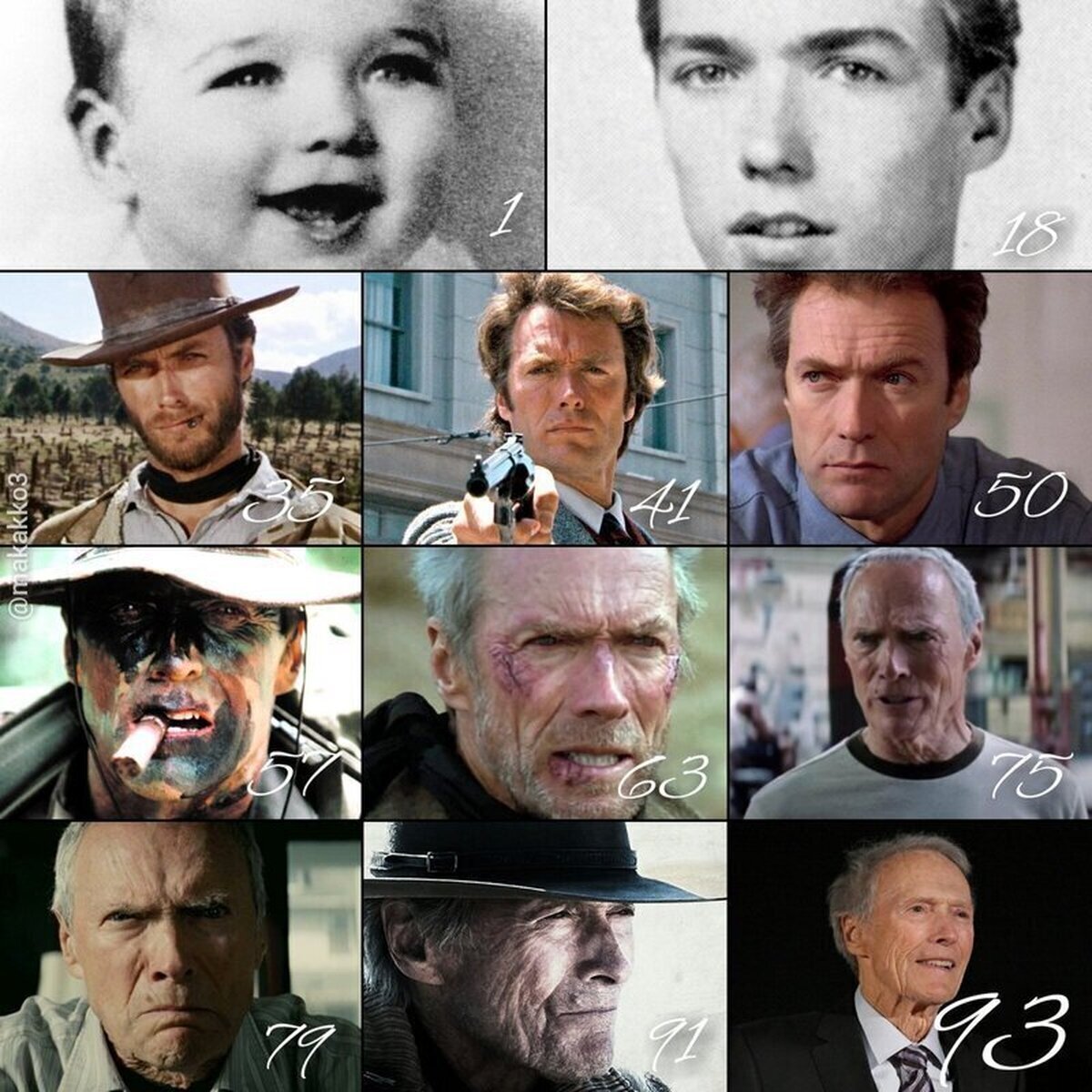 Hoy cumple toda una leyenda del cine!!! Clint Eastwood, 93