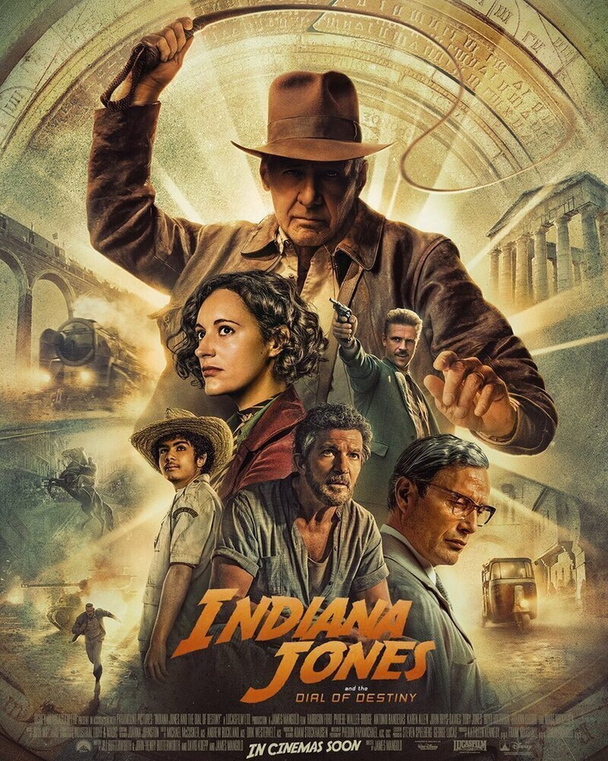 ¿Soy el único que piensa que la caracterización de Banderas en Indiana Jones está hecho a propósito para parecerse a Pedro Pascal y atraer a más público con ello?  