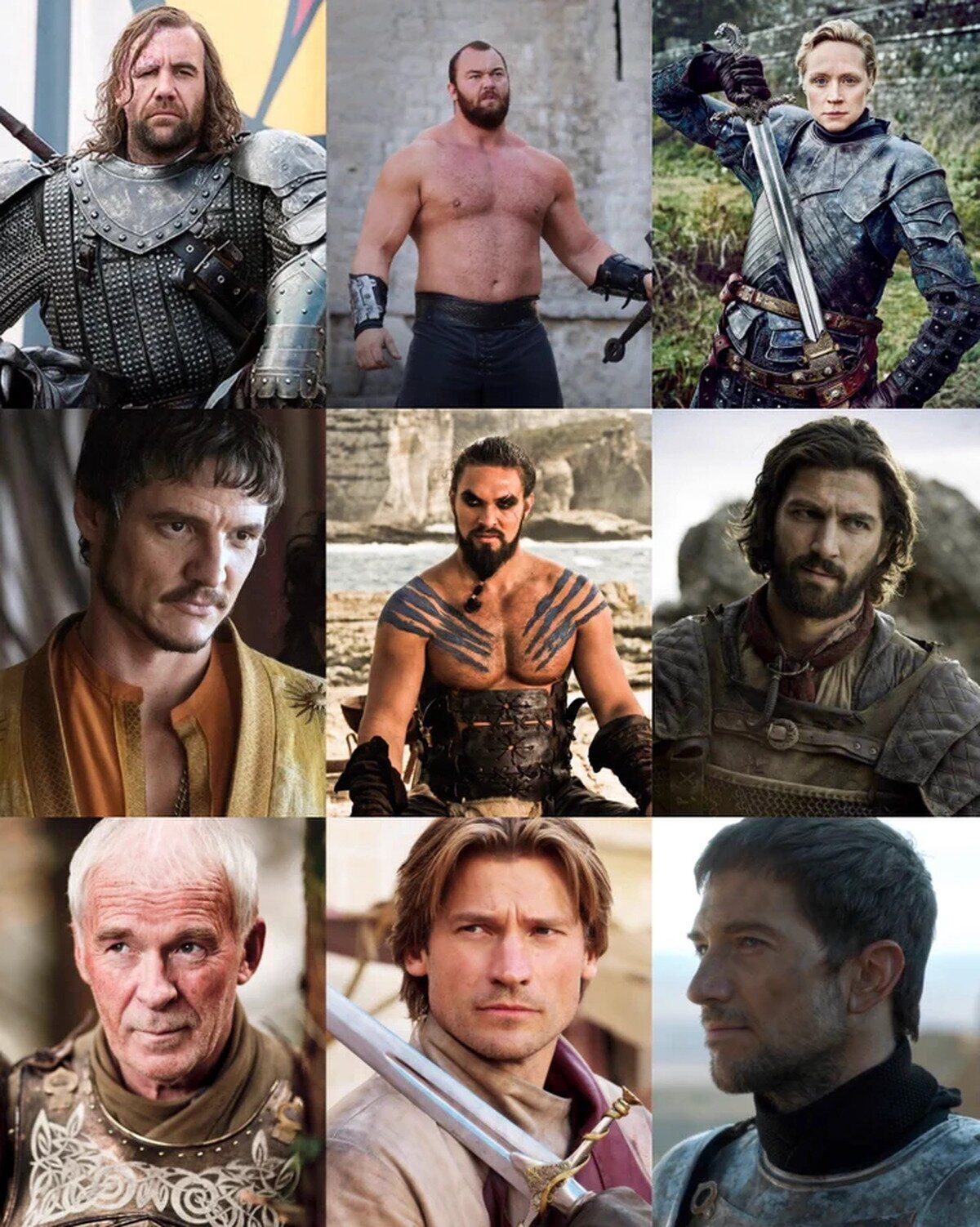 Los mejores guerreros de Game of Thrones. ¿Con que tres te quedas?
