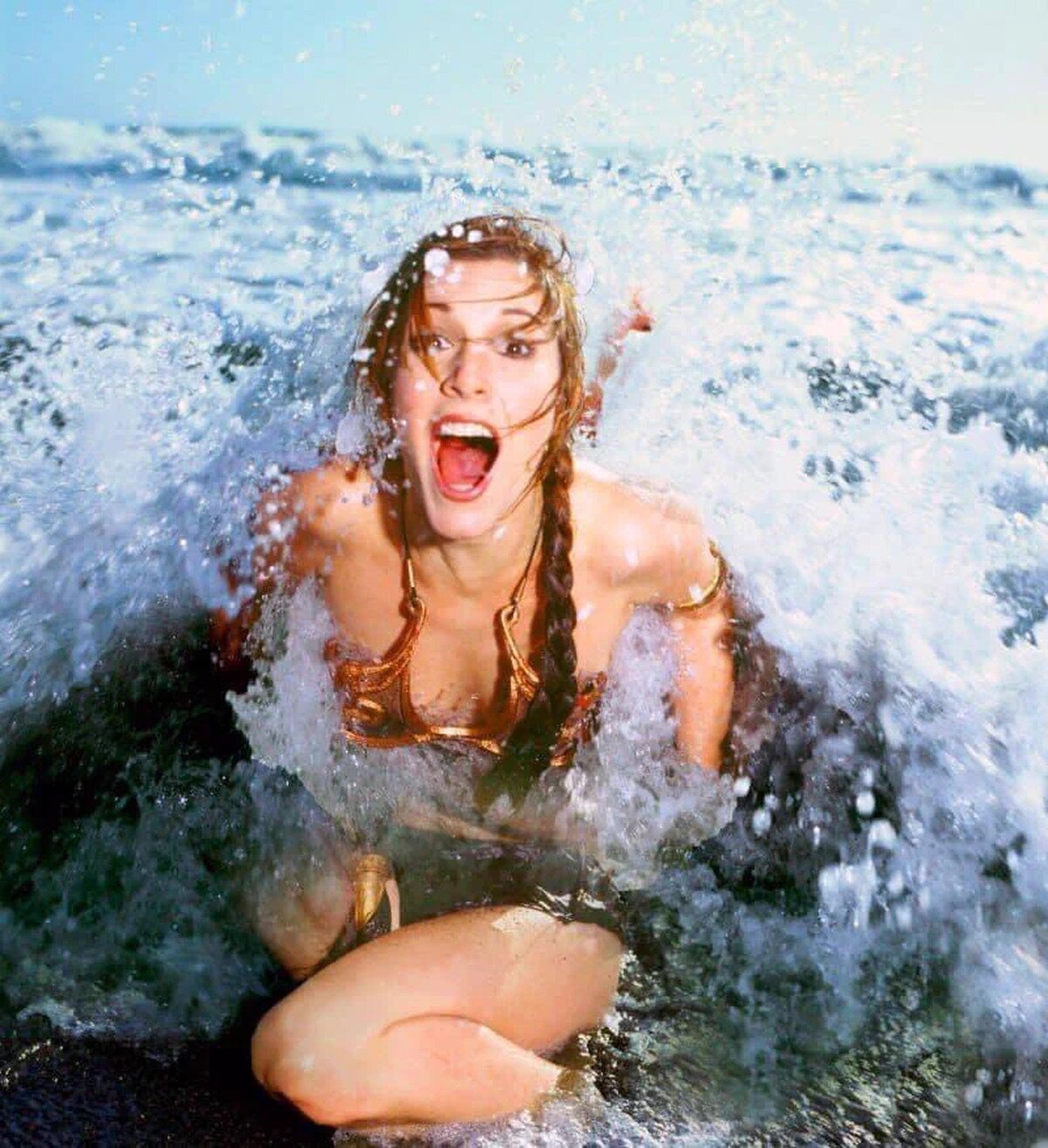  Carrie Fisher para la revista Rolling Stone en 1983