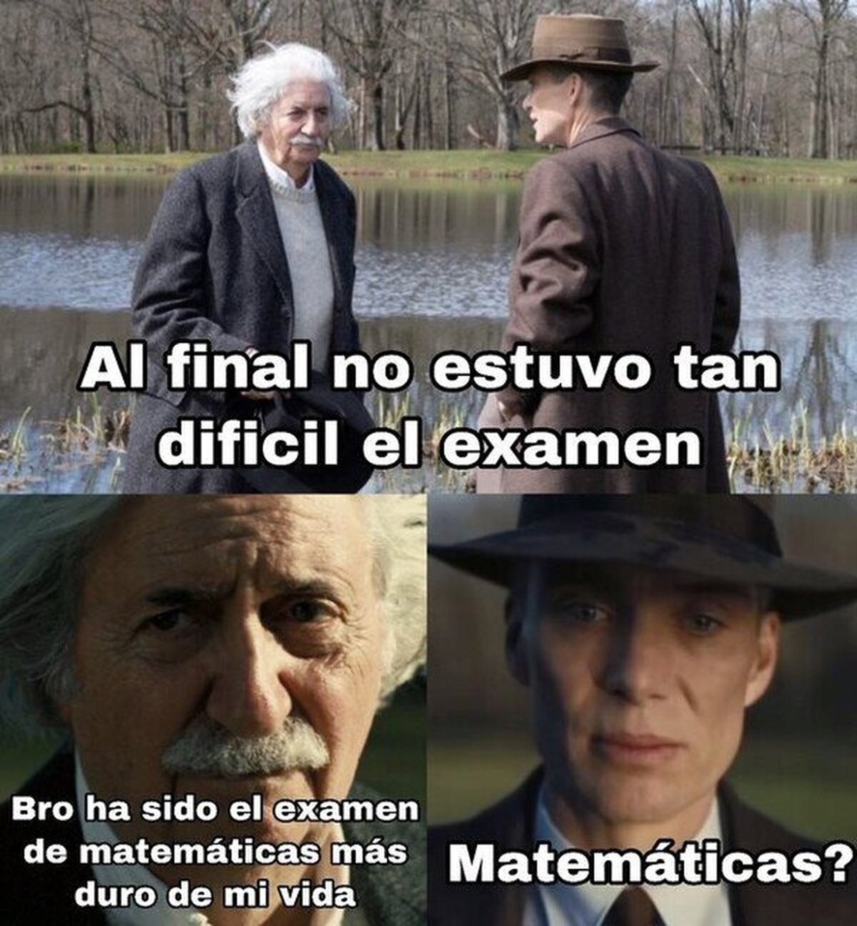 ¿Estuvo difícil el examen?