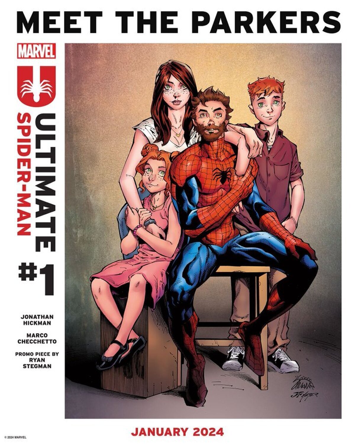 En la próxima colección de Ultimate Spider-man por fin veremos lo que muchos hemos estado esperando, Peter Parker y Mary Jane con sus hijos
