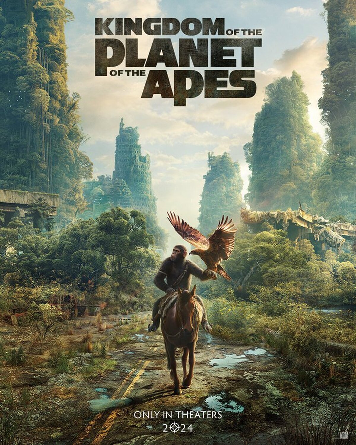 Primer póster oficial de 'El Reino del Planeta de los Simios'. Estreno en cines el 24 de mayo de 2024