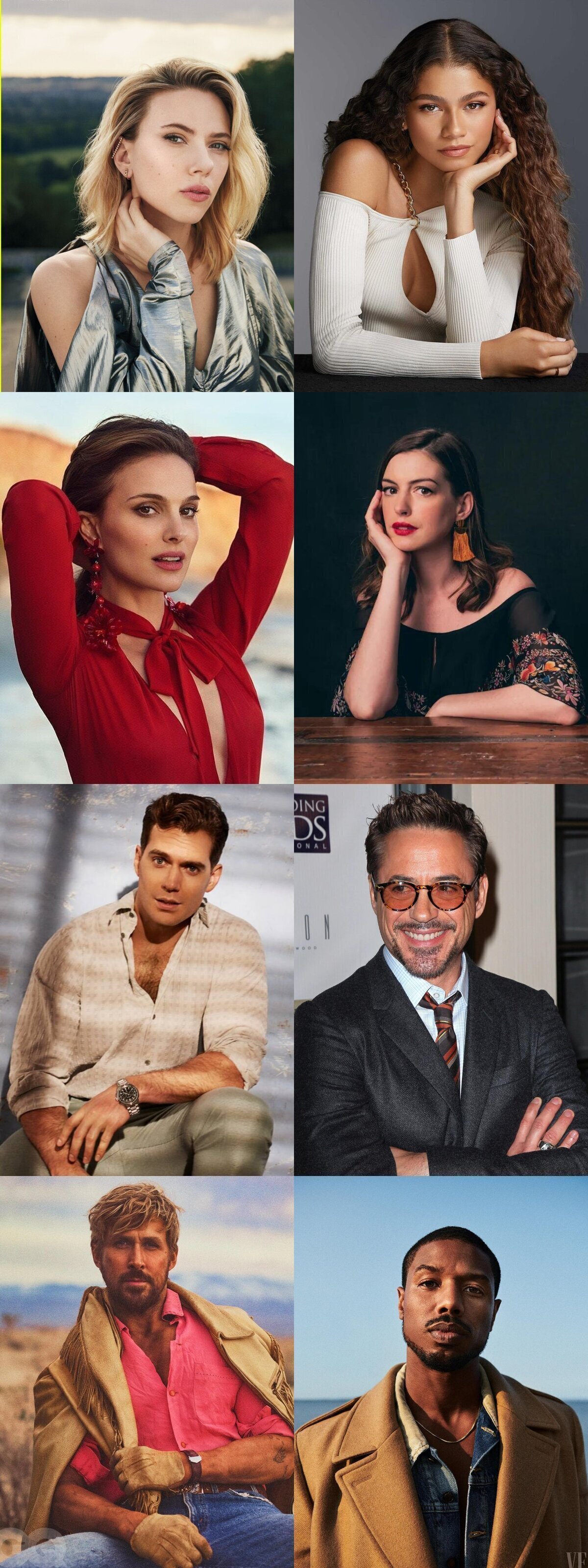 ¿Cuáles son vuestros mayores CRUSH de Hollywood?