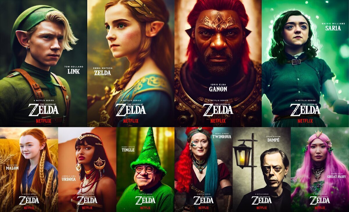 ¡Hagan sus apuestas!¿Quién os gustaría ver en el cast de la película live-action de "THE LEGEND OF ZELDA"?