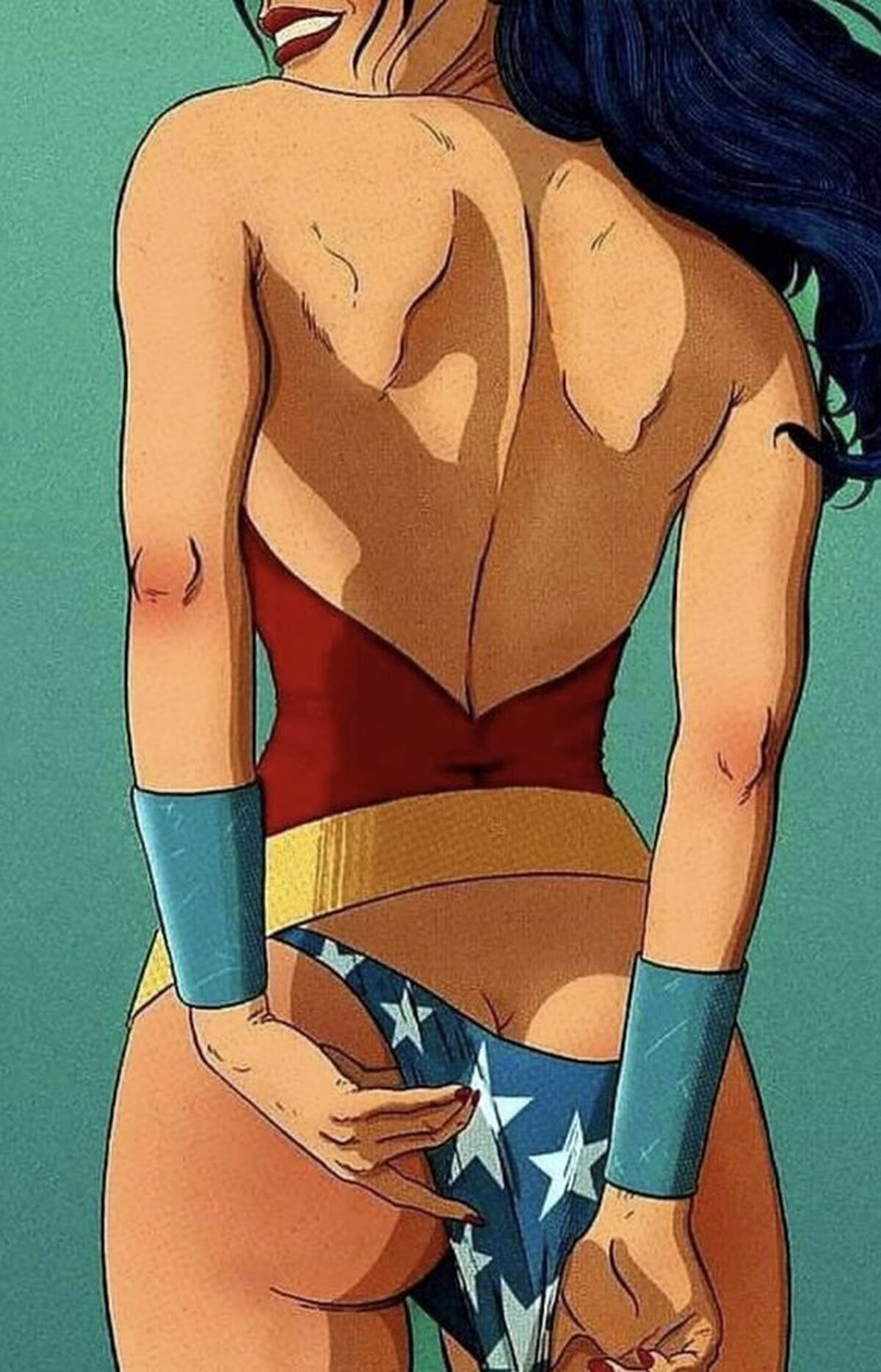 Incluso a Wonder Woman se le mete la braga por el culete