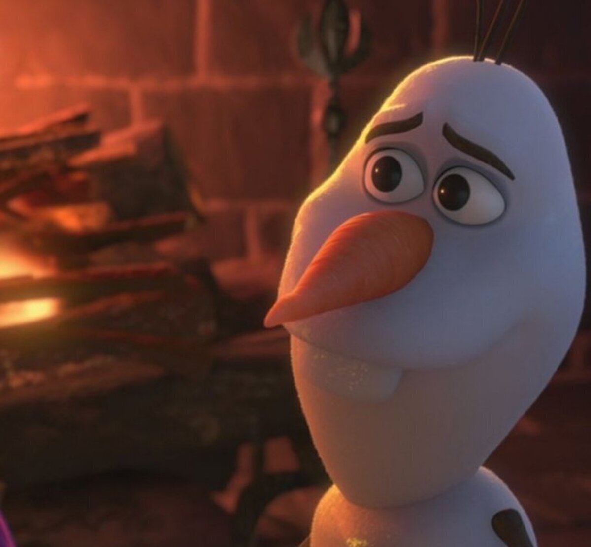 Cuando Olaf se pone sentimental