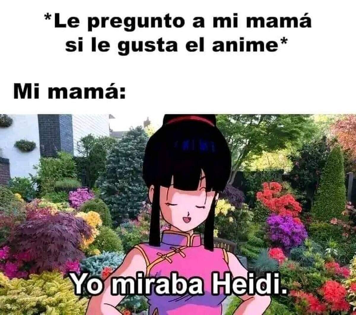 Pues Heidi era anime