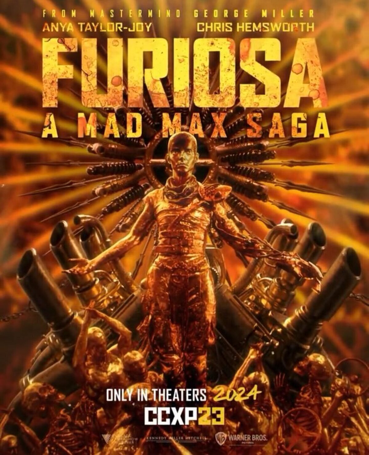 Primer póster oficial de 'FURIOSA' de George Miller precuela de 'Mad Max: Fury Road