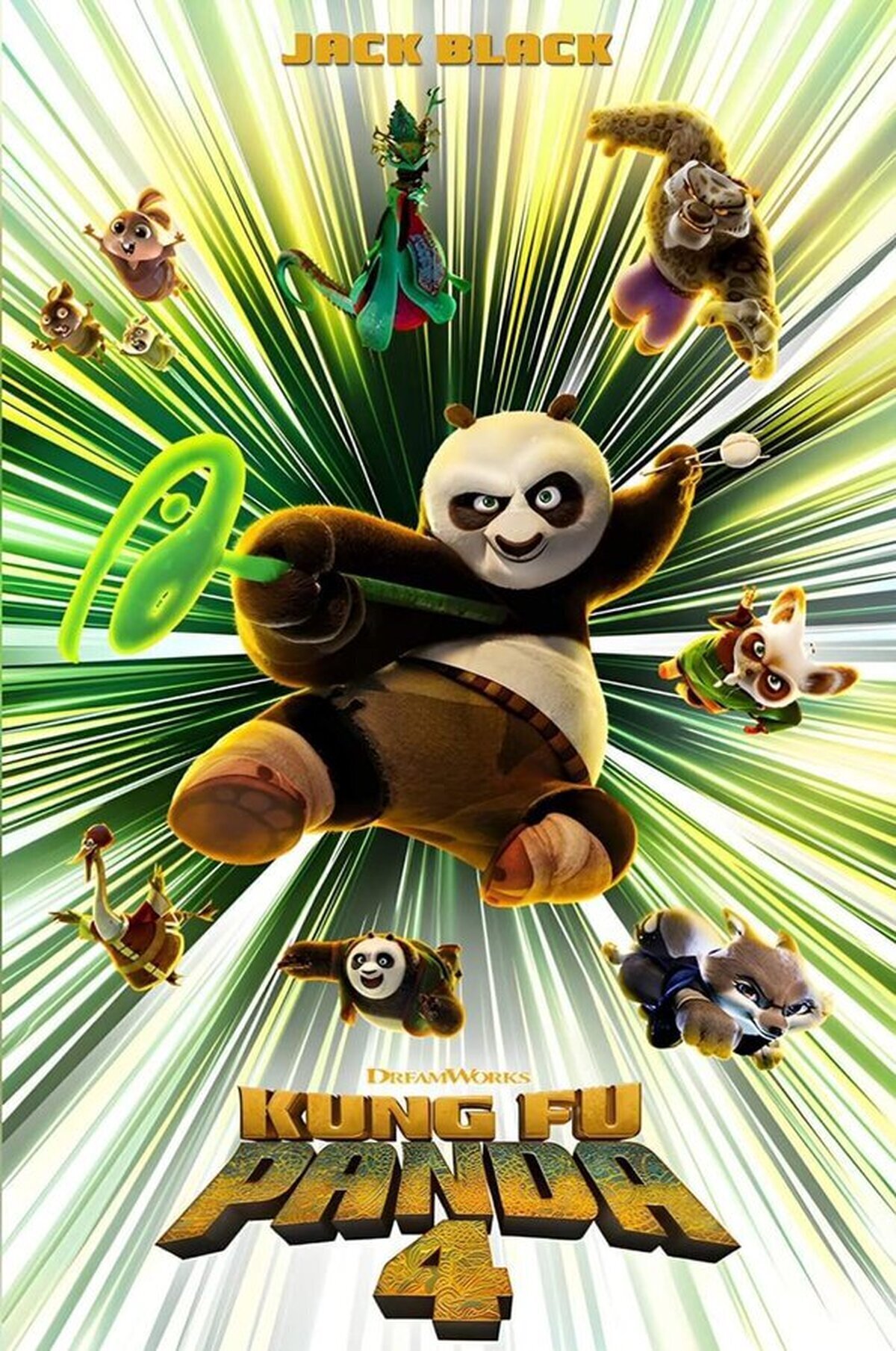 Primer póster oficial de #KungFuPanda4.¿Tenéis ganas? Estreno en cines el 8 de marzo
