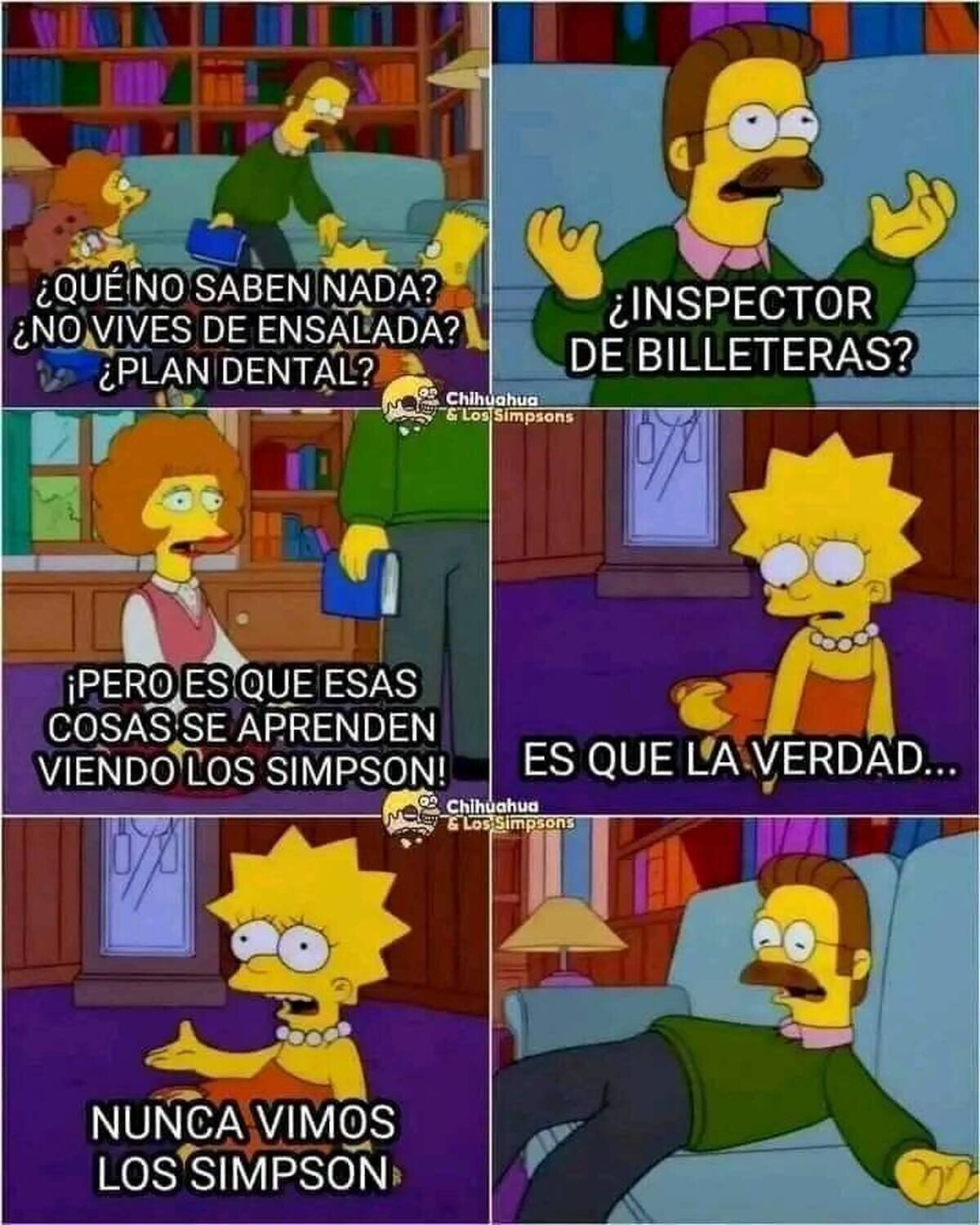 El 85% de mi vocabulario diario está basado en las primeras  temporadas de Los Simpson 