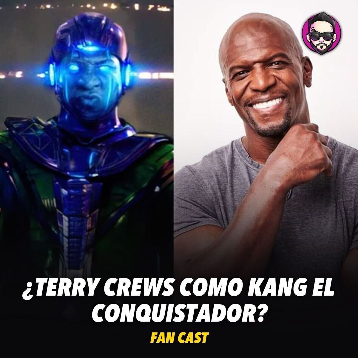 ¿Cuál sería tu reacción si un día #MarvelStudios anuncia que Terry Crews interpretará a Kang el conquistador?