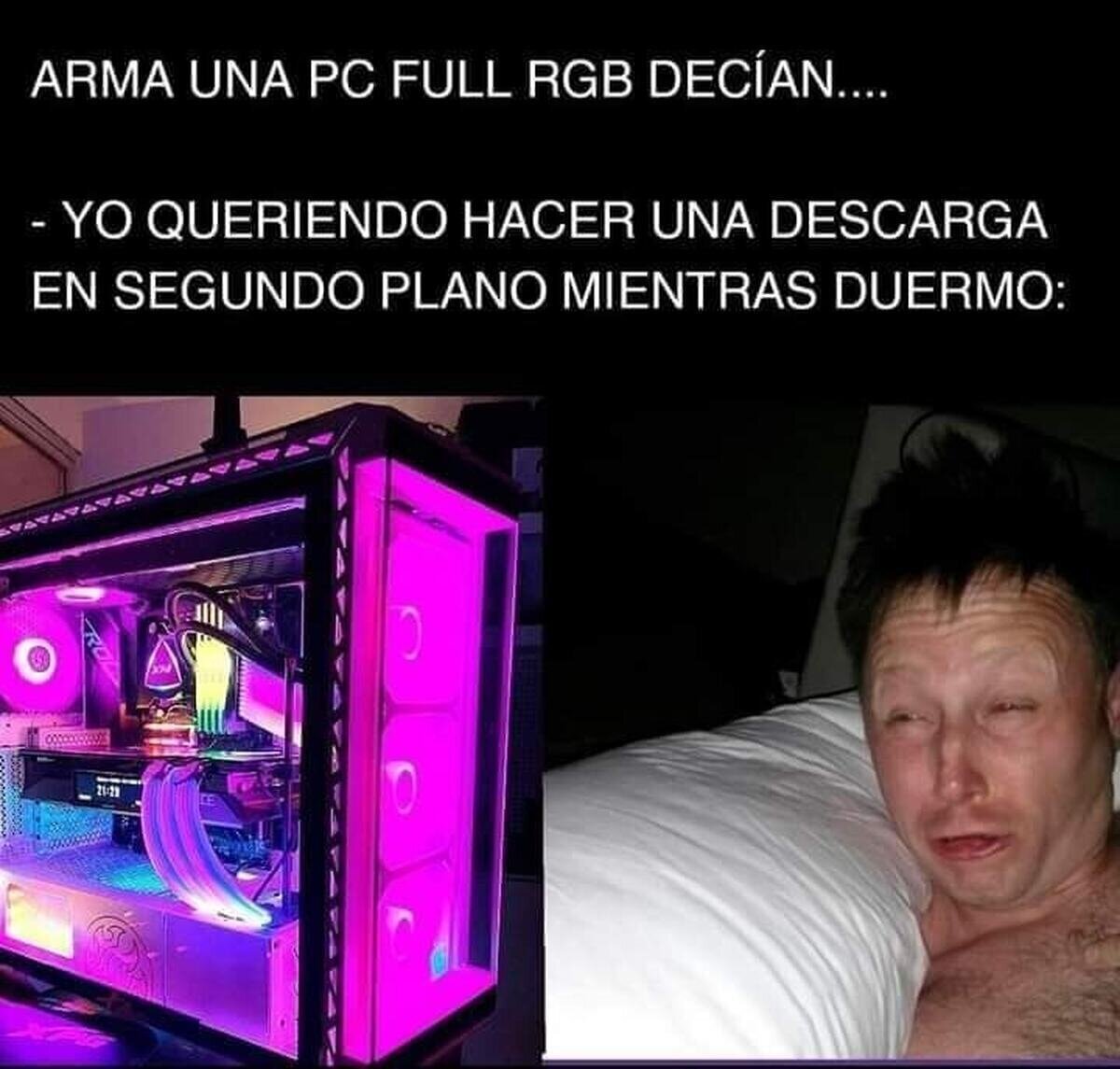 Hay que ponerle una sábana encima
