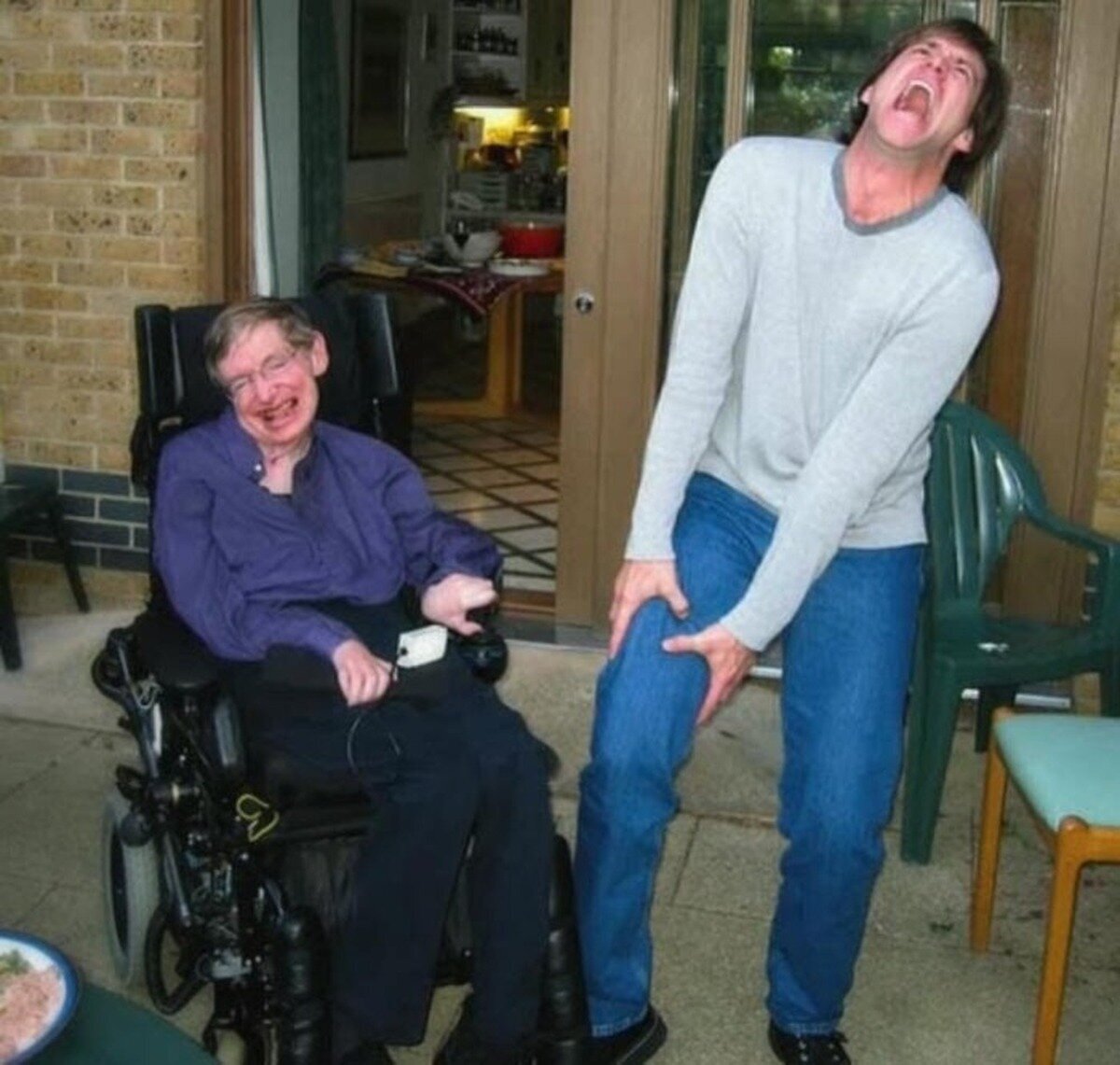 La vez que Jim Carrey y Stephen Hawking se conocieron