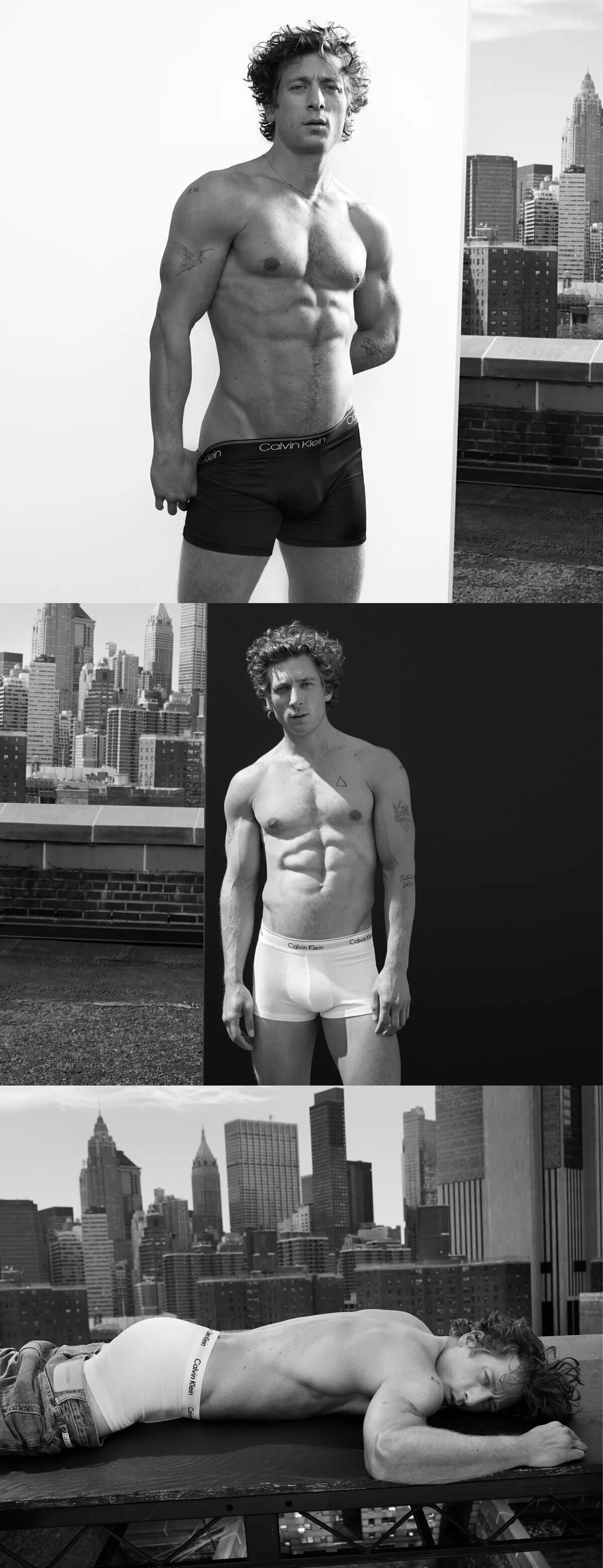 Jeremy Allen White para Calvin Klein.