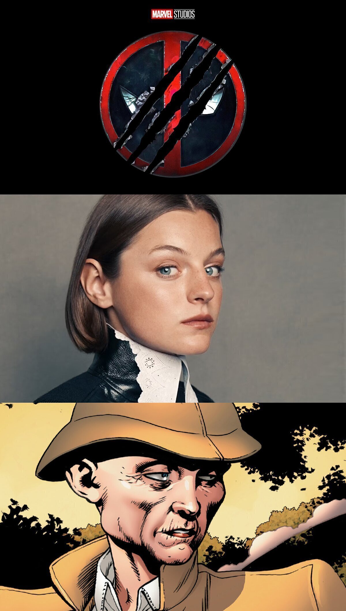 ¡Ya avisan que el look de Emma Corrin como Cassandra Nova en Deadpool 3 será idéntico al de los cómics!