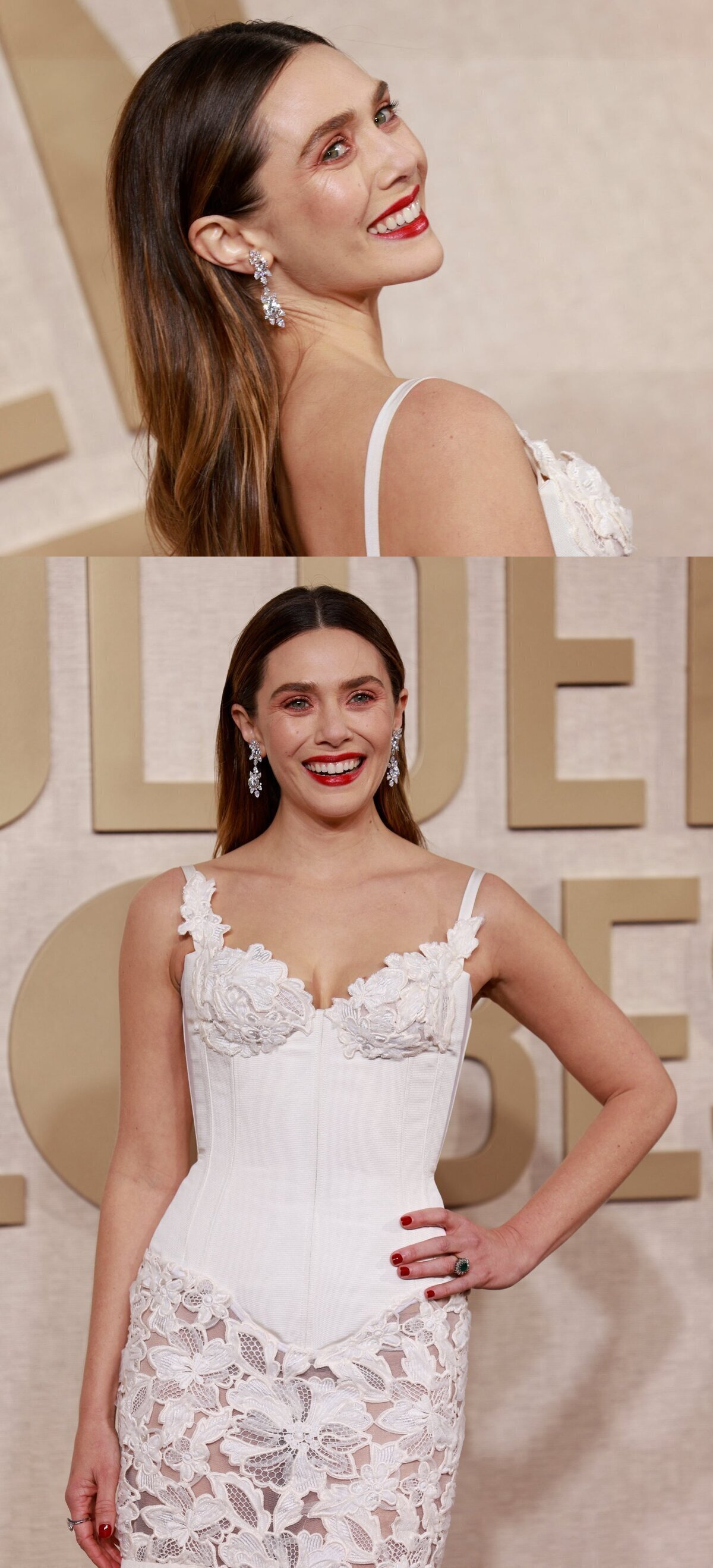ELIZABETH OLSEN en los Globos de Oro 2024
