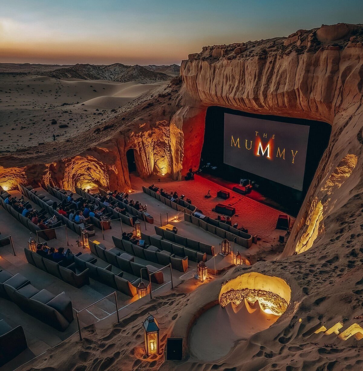 La sesión de cine más épica