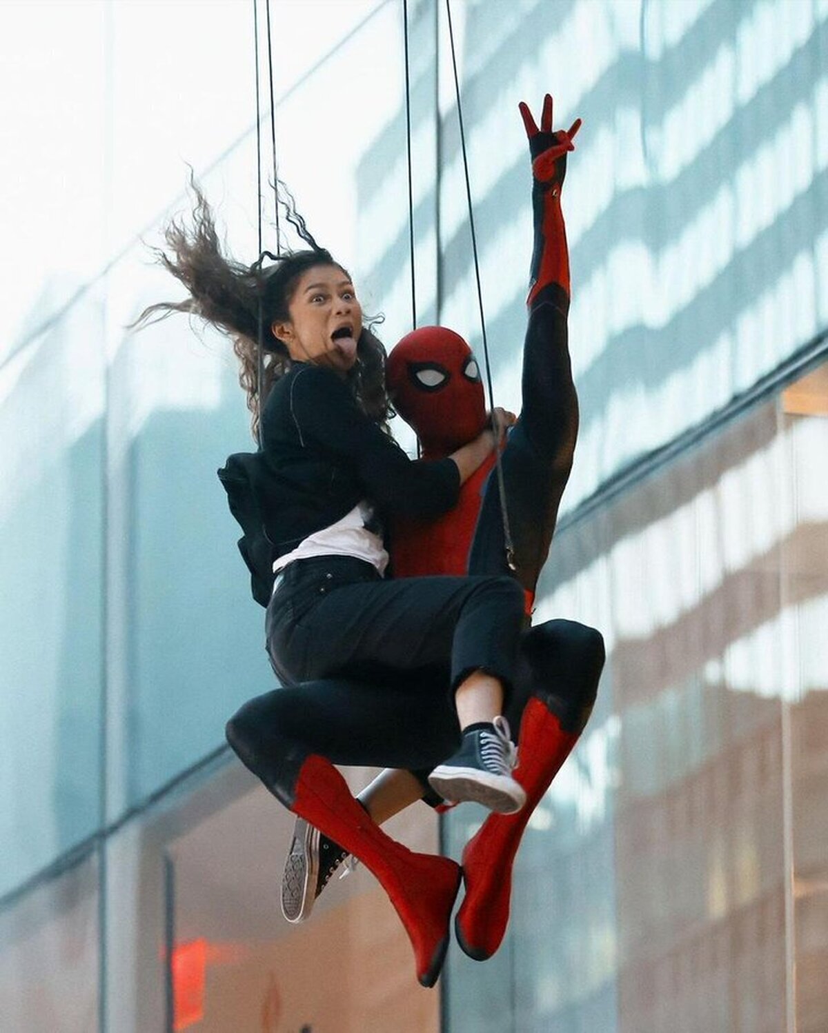 Zendaya nunca se acostumbró al balanceo de la telaraña