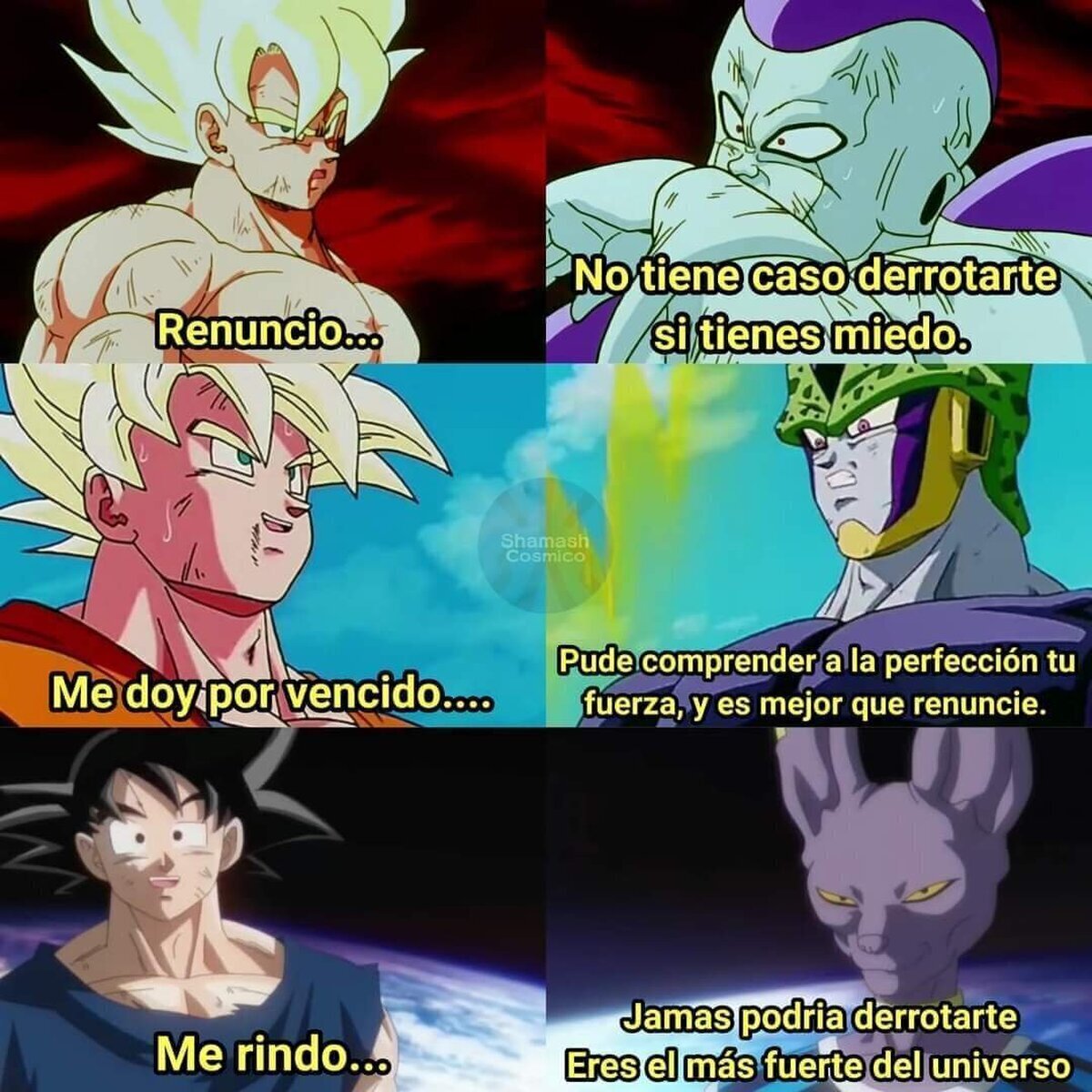 Algo que me enseñó Goku es que no siempre hace falta ganar todas las peleas.