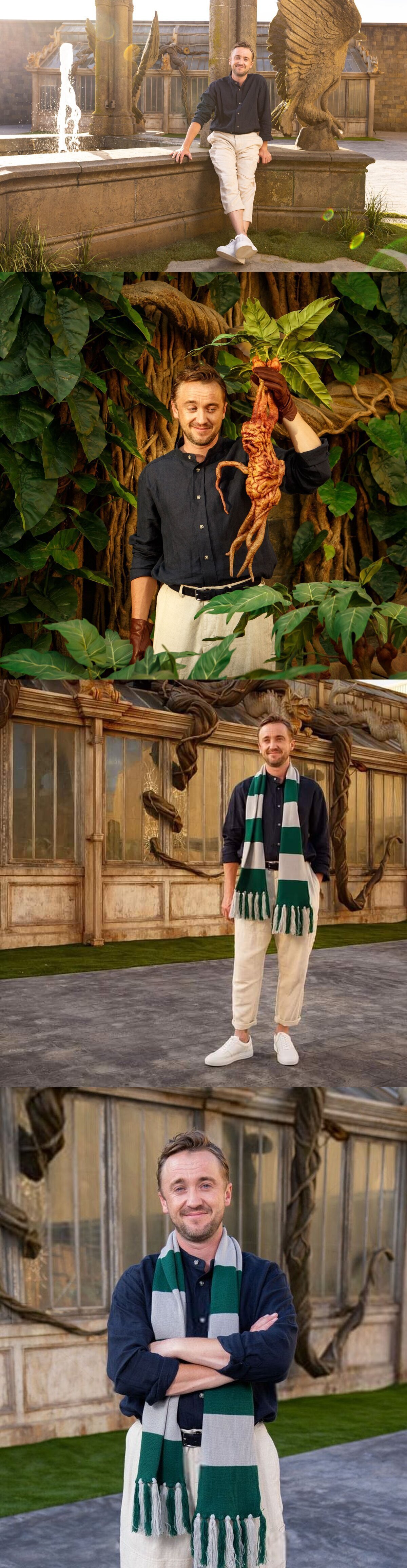Tom Felton siendo más fan de Harry Potter que todos nosotros juntos